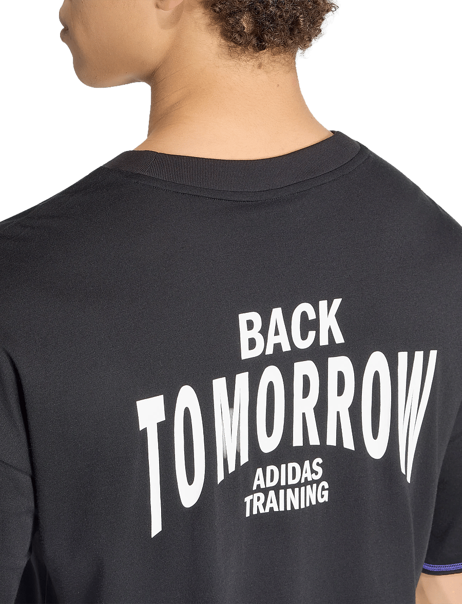 adidas Performance - M TRAIN GFX T - t-shirts - black - 5