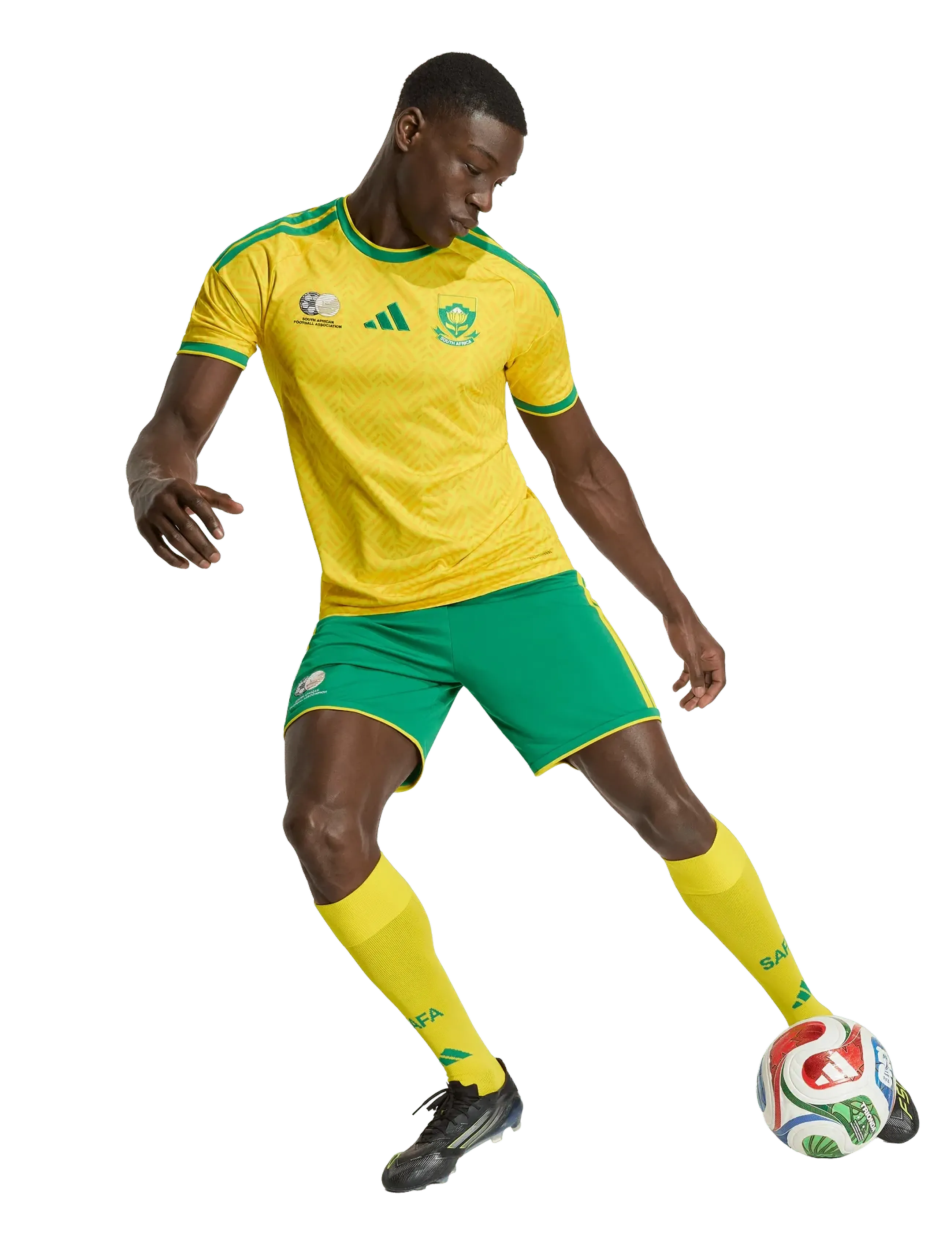 adidas Performance South Africa Safa Home Jersey, XXL, Yellow, Sport Overdele > Sport Football Shirts, Herre