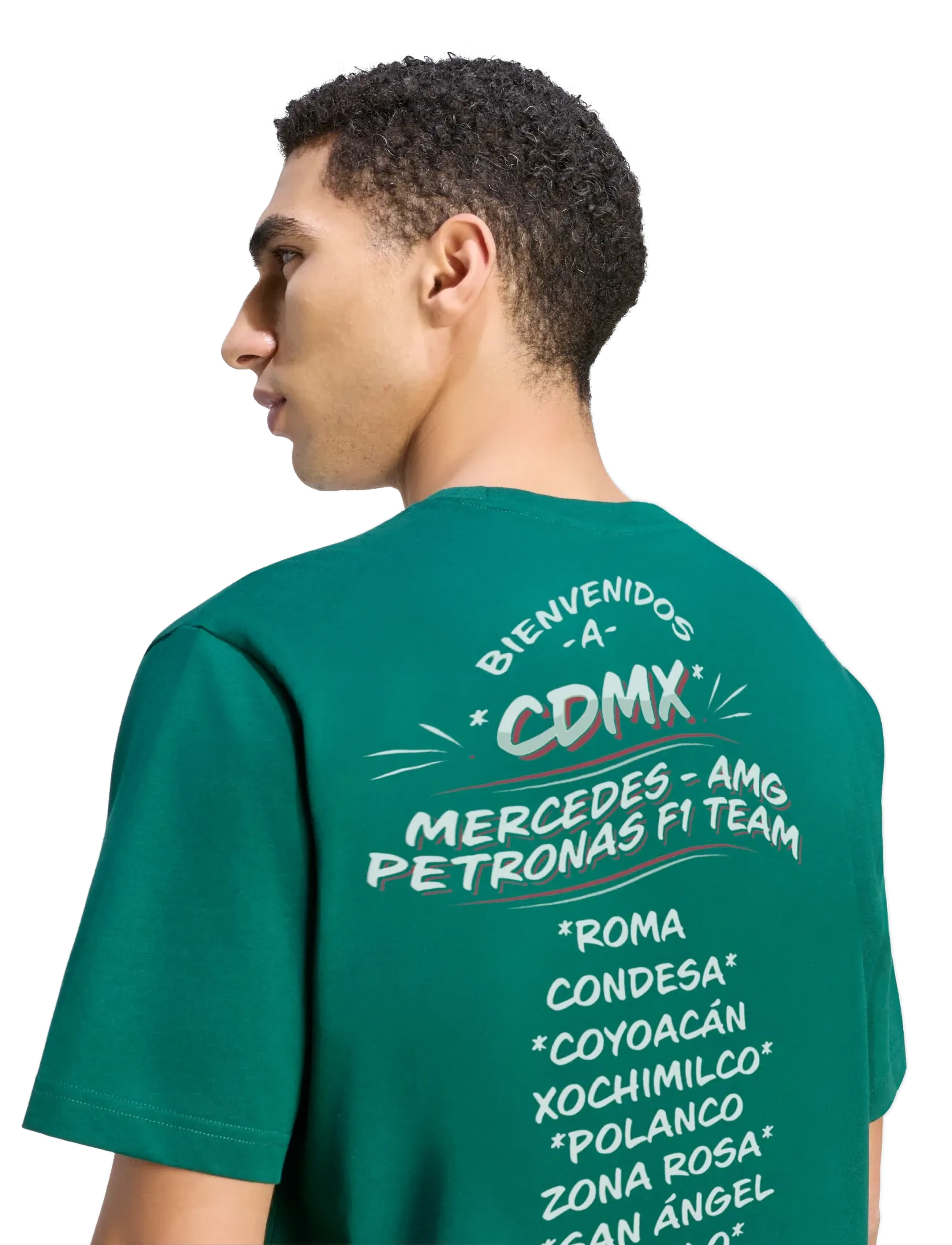 adidas Performance - MER MEX RP TEE - tops & t-shirts - cgreen - 4