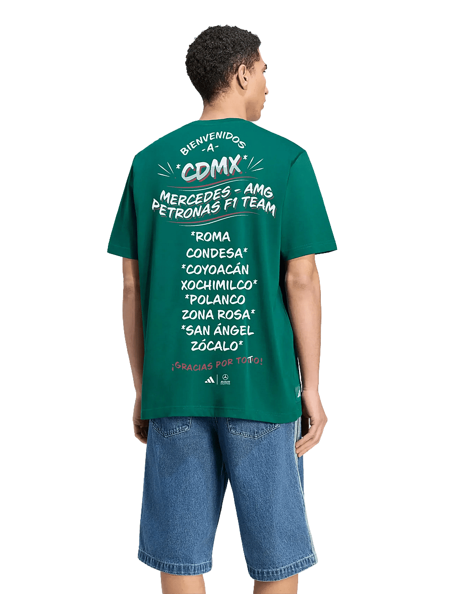adidas Performance - MER MEX RP TEE - tops & t-shirts - cgreen - 5