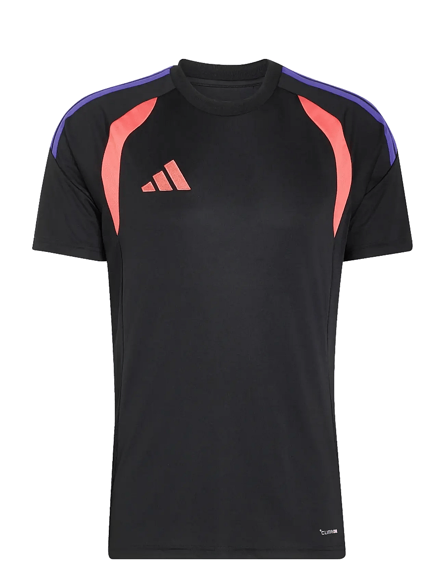 adidas Performance - TIRO26L JSY M - oberteile & t-shirts - black/purpur/semtur - 1