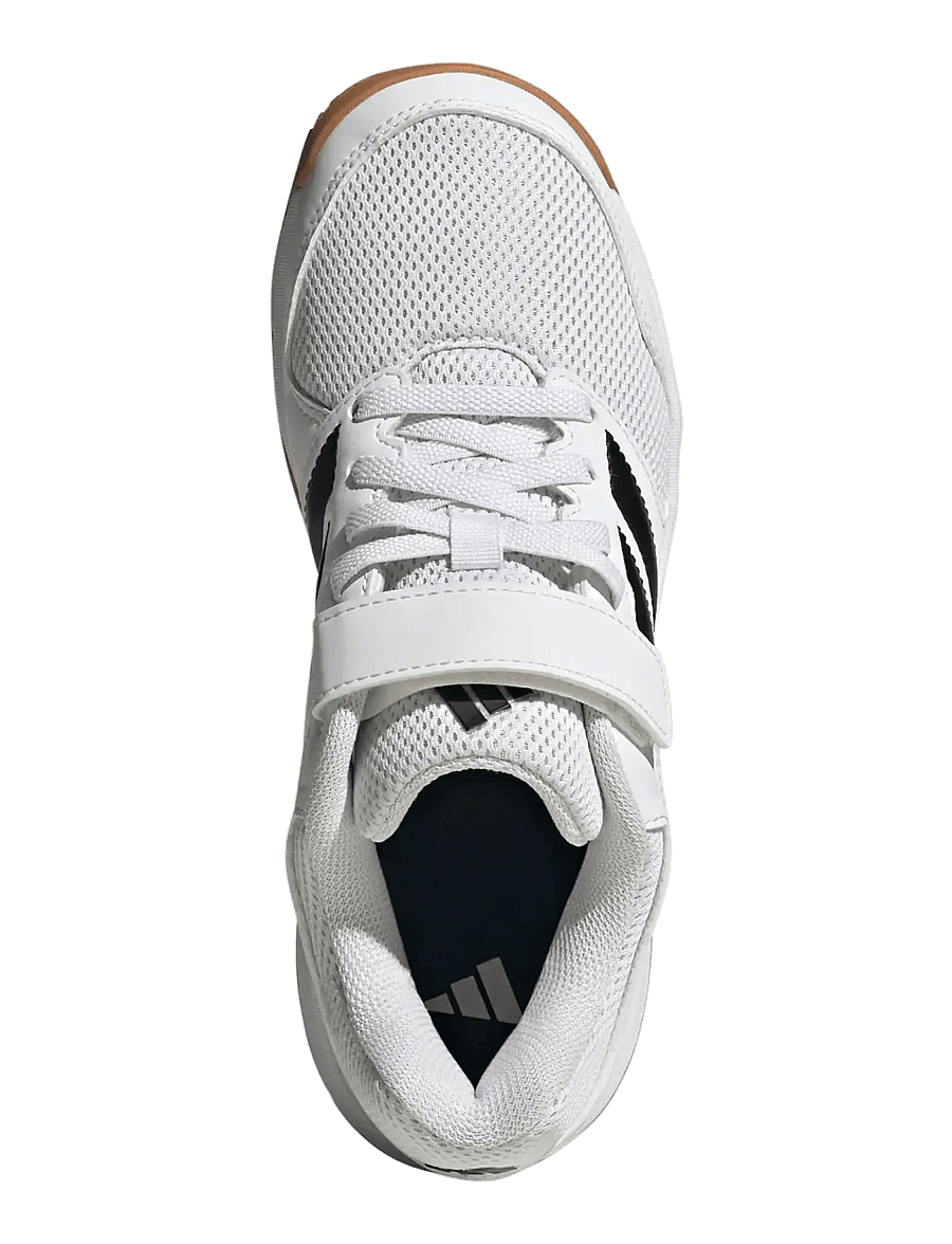 adidas Performance - Speedcourt K Velcro - low-top sneakers - ftwwht/cblack/gum10 - 4