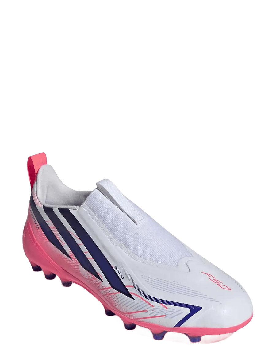 adidas Performance - F50 HYPERFAST LEAGUE LL AG J - fodboldstøvler - ftwwht/solpur/soltur - 0