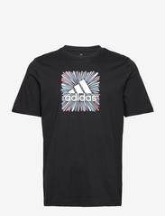 adidas Performance - Sport Optimist Sun Logo Sportswear Graphic T-Shirt (Short Sleeve) - laveste priser - black - 0