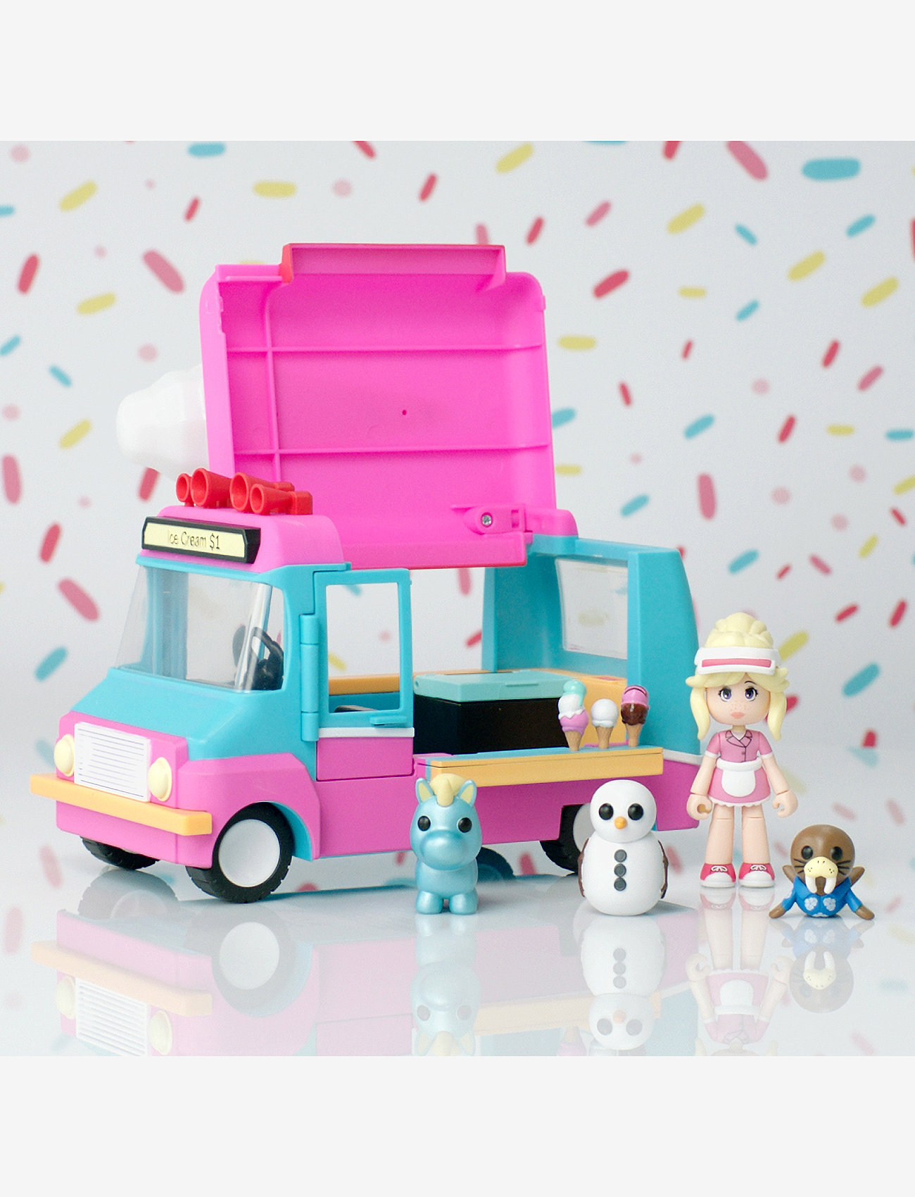 Adopt Me - Adopt Me Feature Vehicle - Ice Cream Truck - legesæt - multi - 1