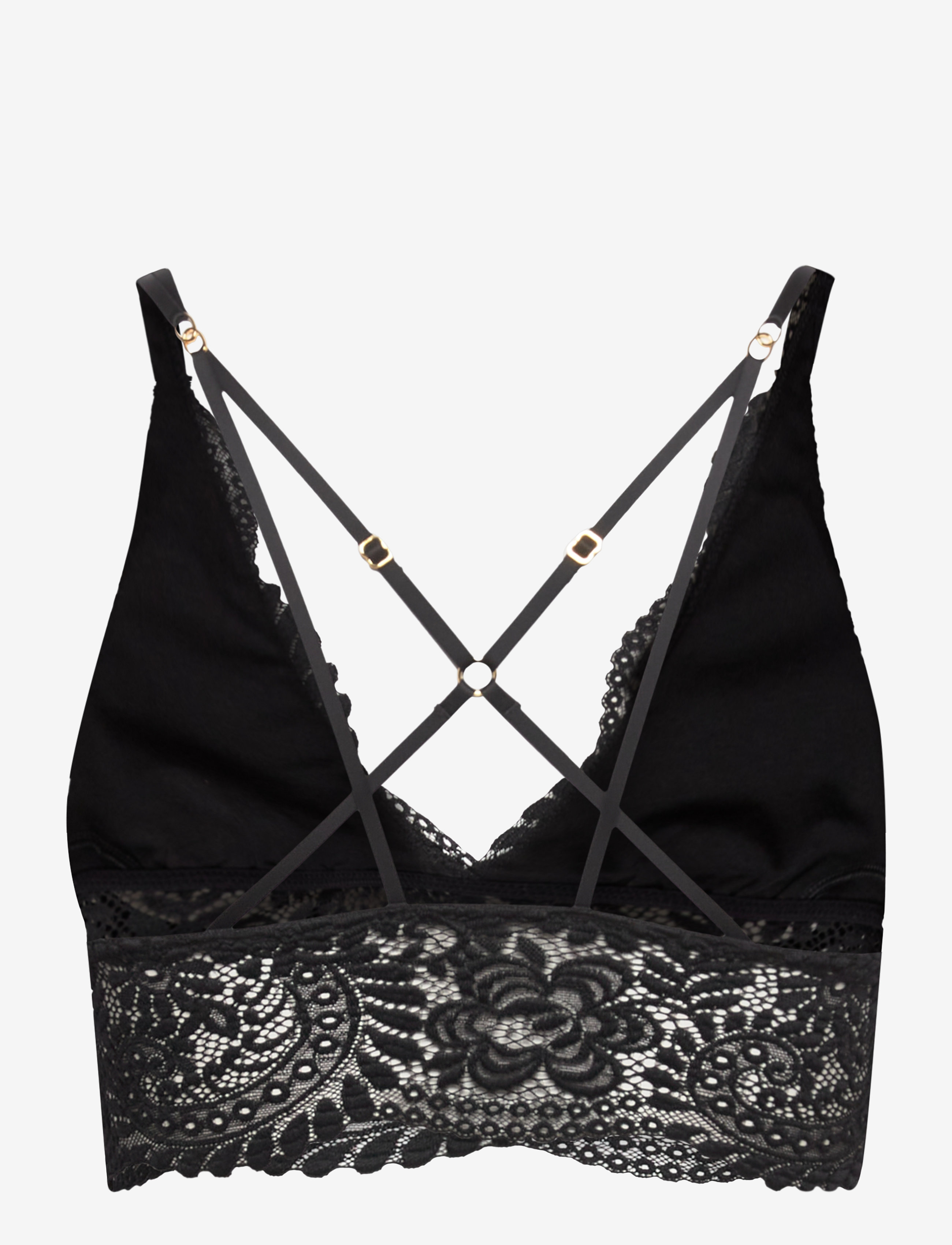 Aerie - PAISLEY SKINNY PLUNGE RMV PADS - true black - 1