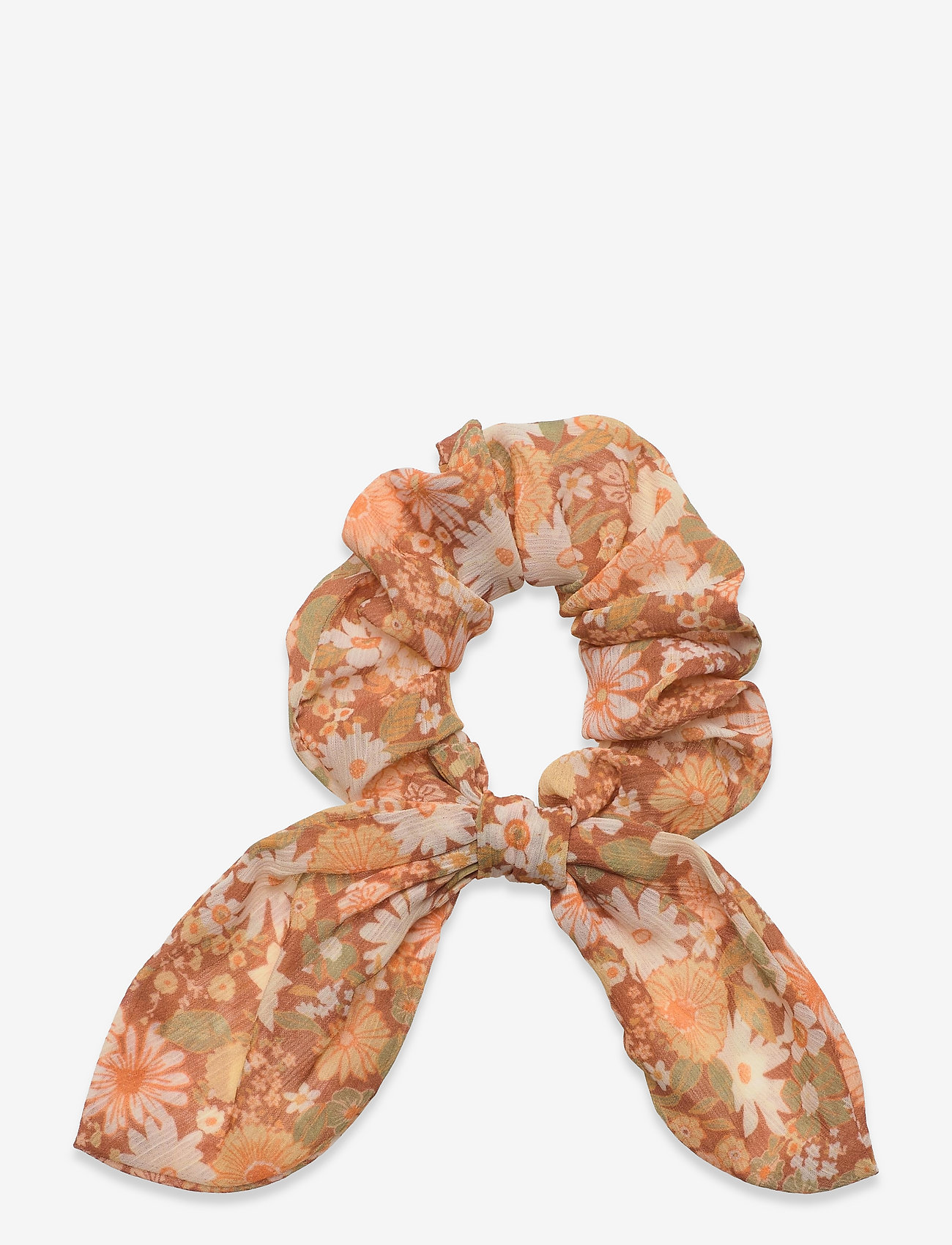 CHIFFON BOW SCRUNCHIE - HAZEL