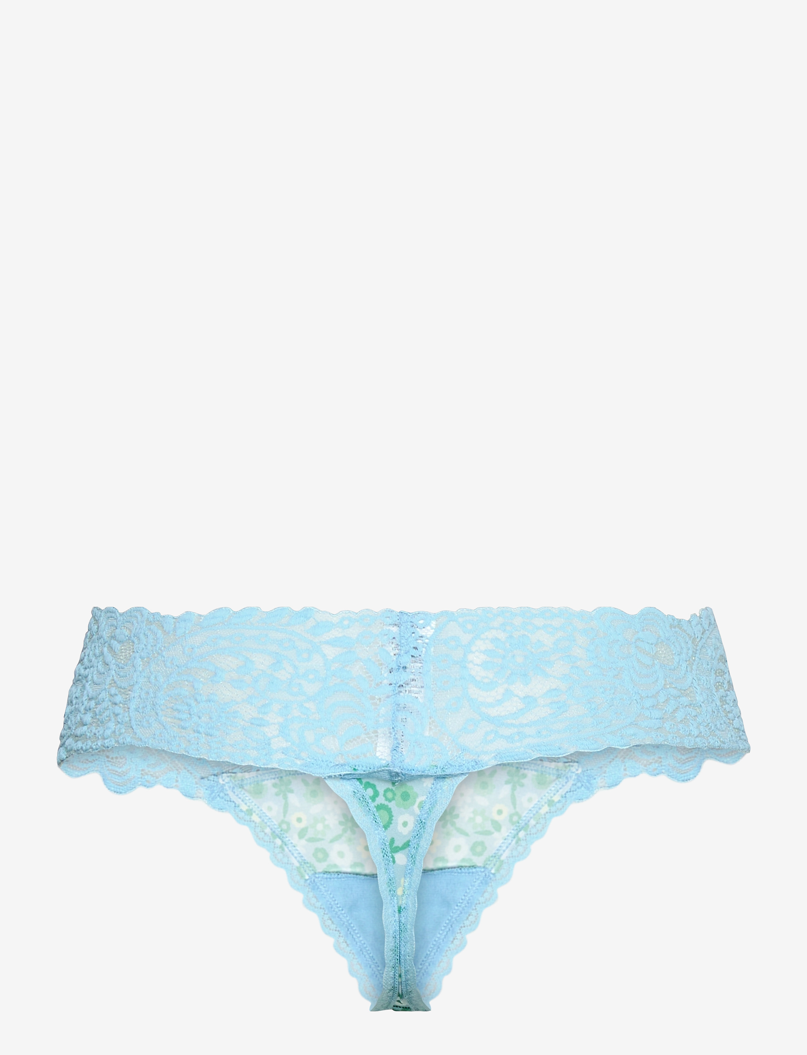 Aerie - 10CM FAR OUT LACE THONG (PRINTED) - turquoise - 1