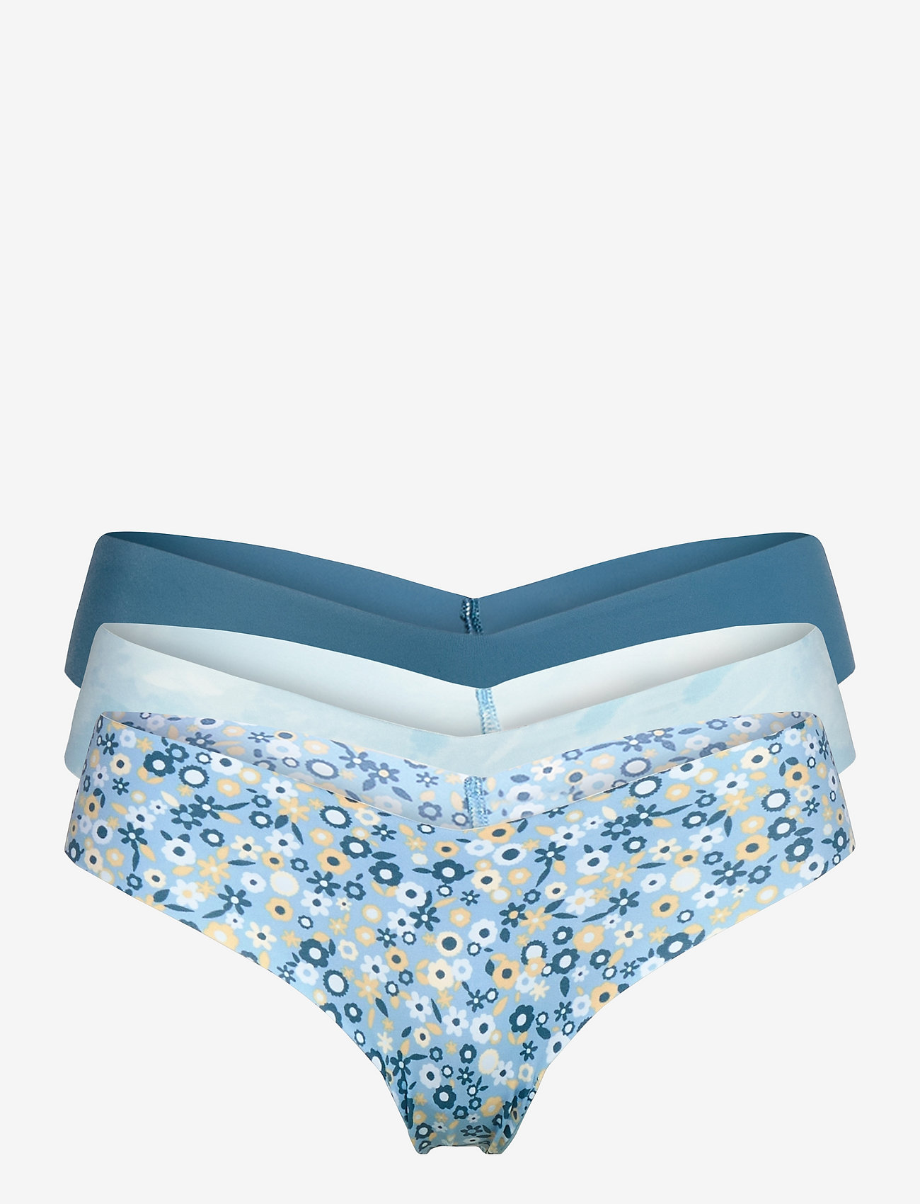 Aerie - NO SHOW THONG PACK (BLUE) - multi - 0