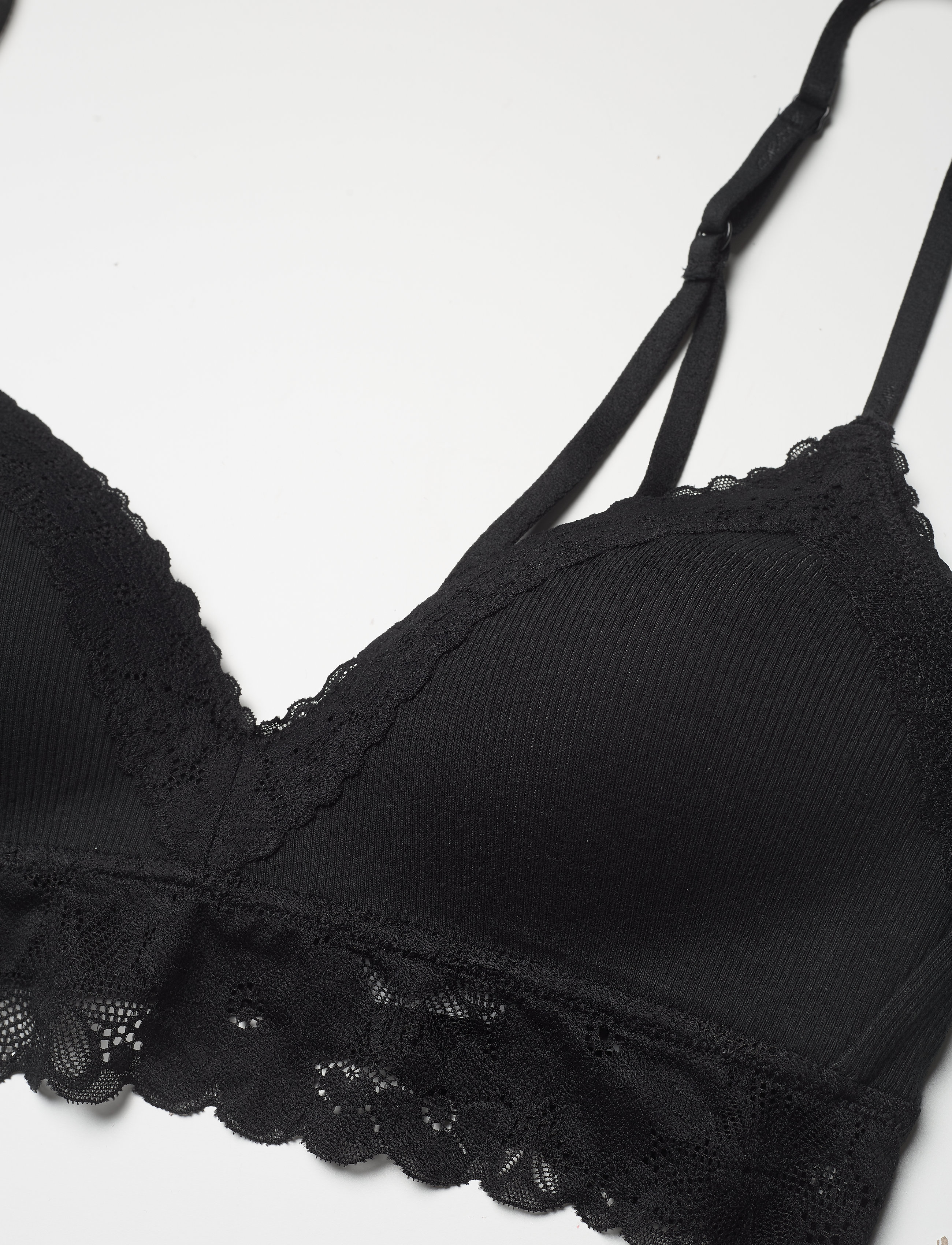 Aerie - REAL HAPPY LL WL RIB - black - 2