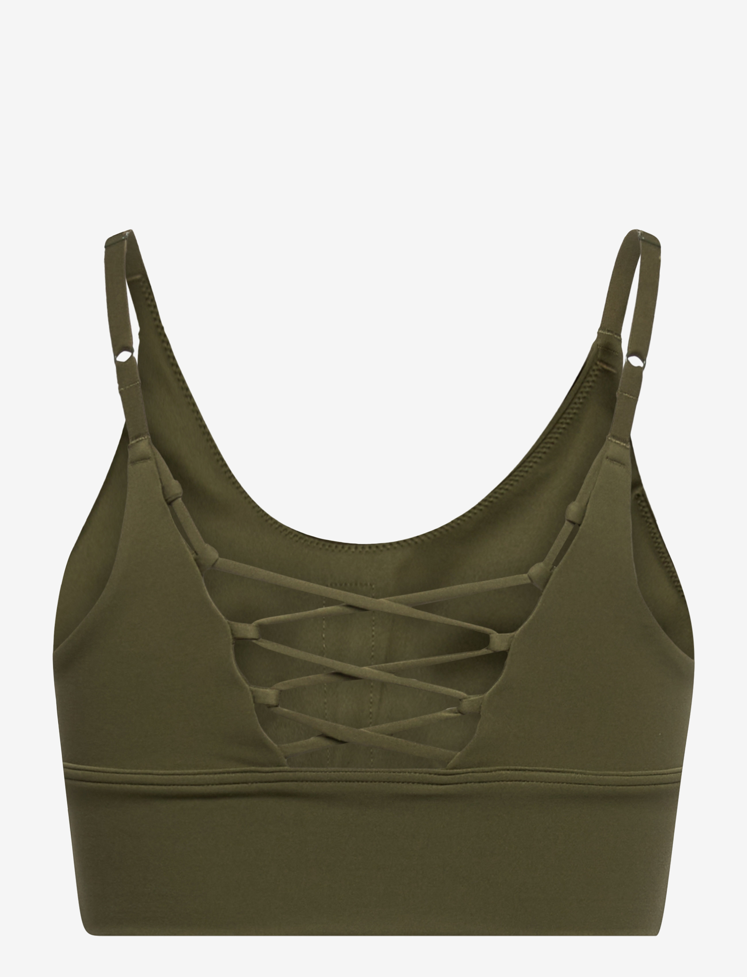 Aerie - LACE UP BRALETTE - granola groove - 1