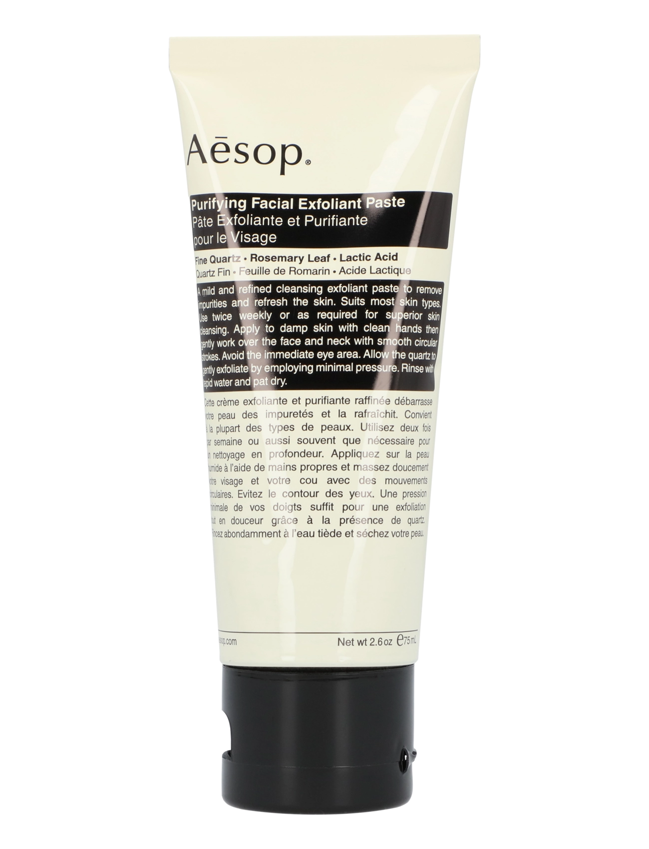 Aesop Purifying Facial Exfoliant Paste, 75 ml, Nude, Tonere > Eksfolierende Tonere, Dame