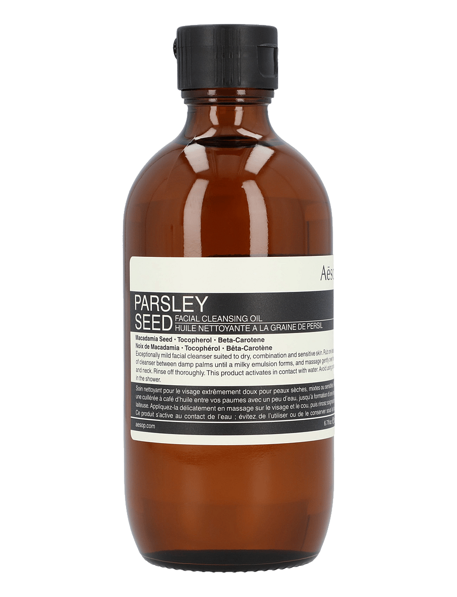 Aesop - Parsley Seed Facial Cleansing Oil - rengöringsolja - clear - 0