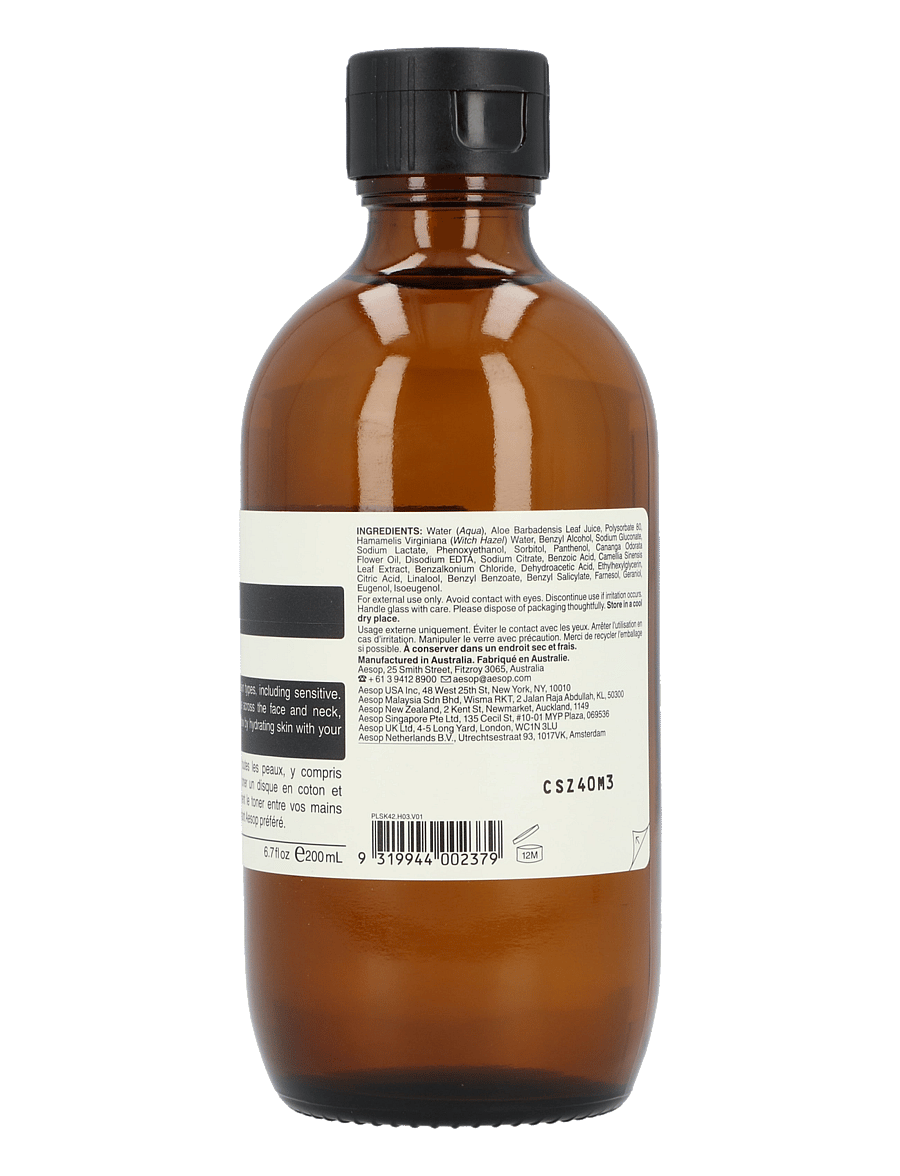 Aesop - B & Tea Balancing Toner - kosteuttavat kasvovedet - clear - 1