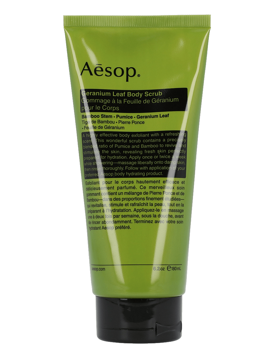 Aesop - Geranium Leaf Body Scrub - skrubb & exfoliators - kropp - clear - 0