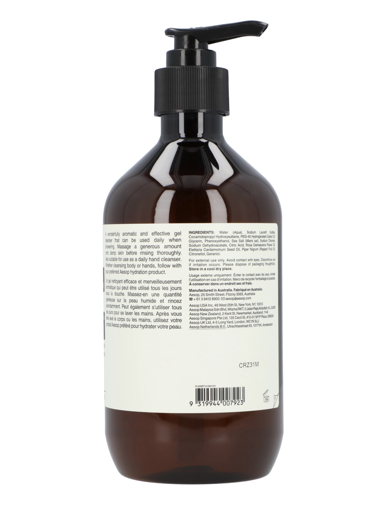 Aesop - A Rose By Any Other Name Body Cleanser - shower gel & bruseolier - clear - 1