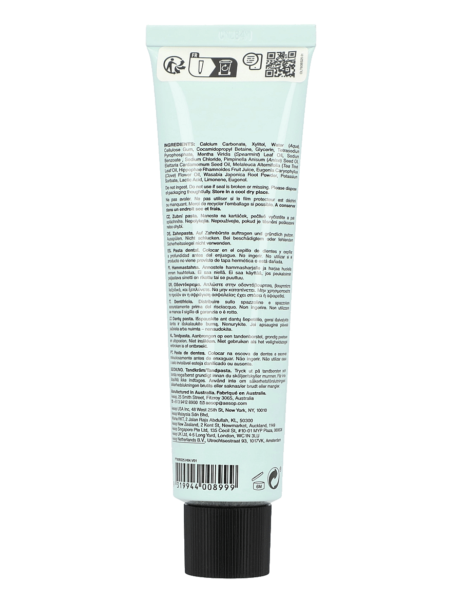 Aesop - Toothpaste - tandkräm - clear - 1