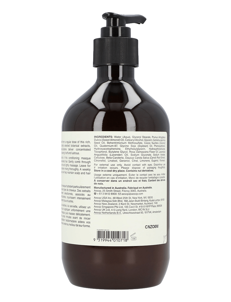 Aesop - Aesop Rose Hair And Scalp Moisturising Masque - hårmasker - clear - 1