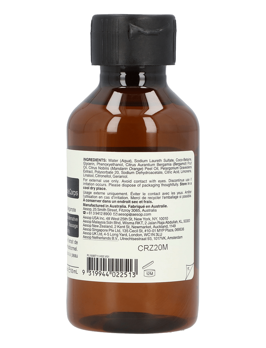 Aesop - Geranium Leaf Body Cleanser - suihkugeelit ja öljyt - clear - 1