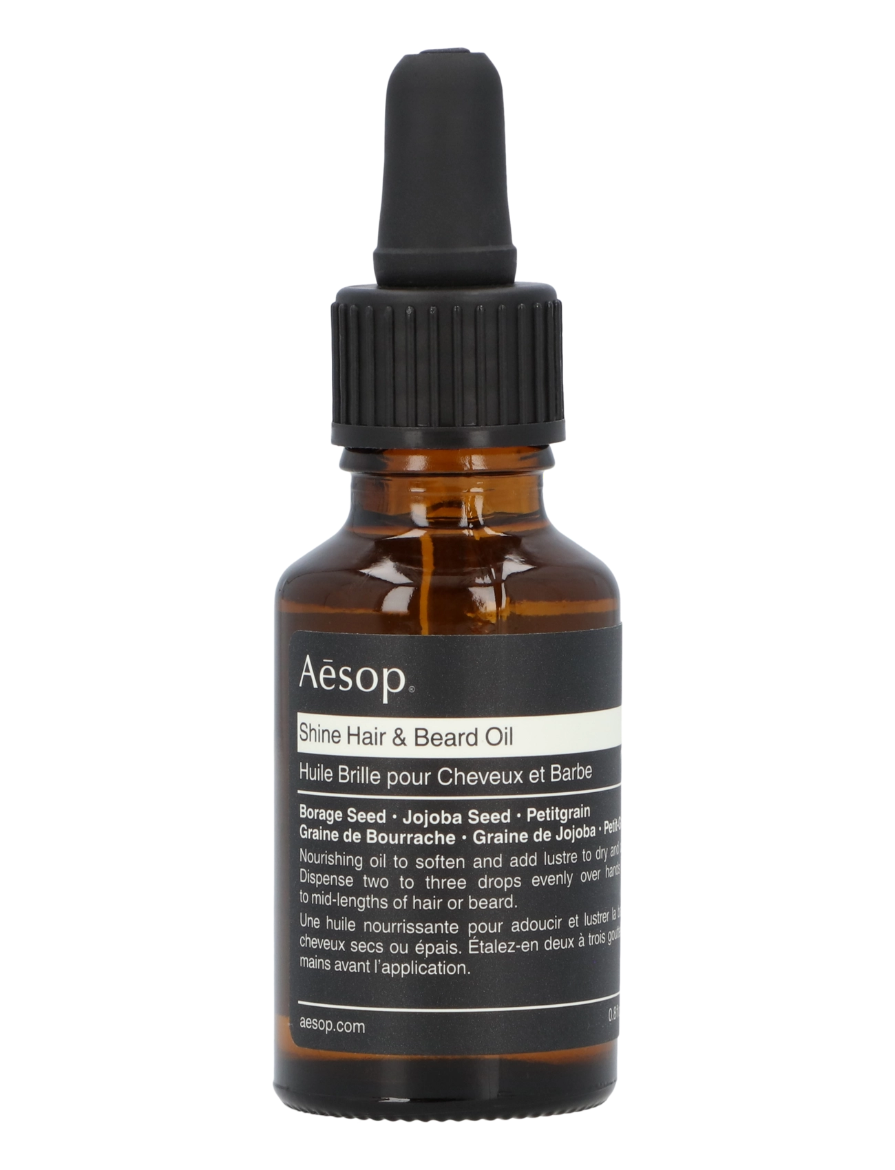 Aesop Shine Hair and Beard Oil - Skægprodukter - CLEAR / undefined