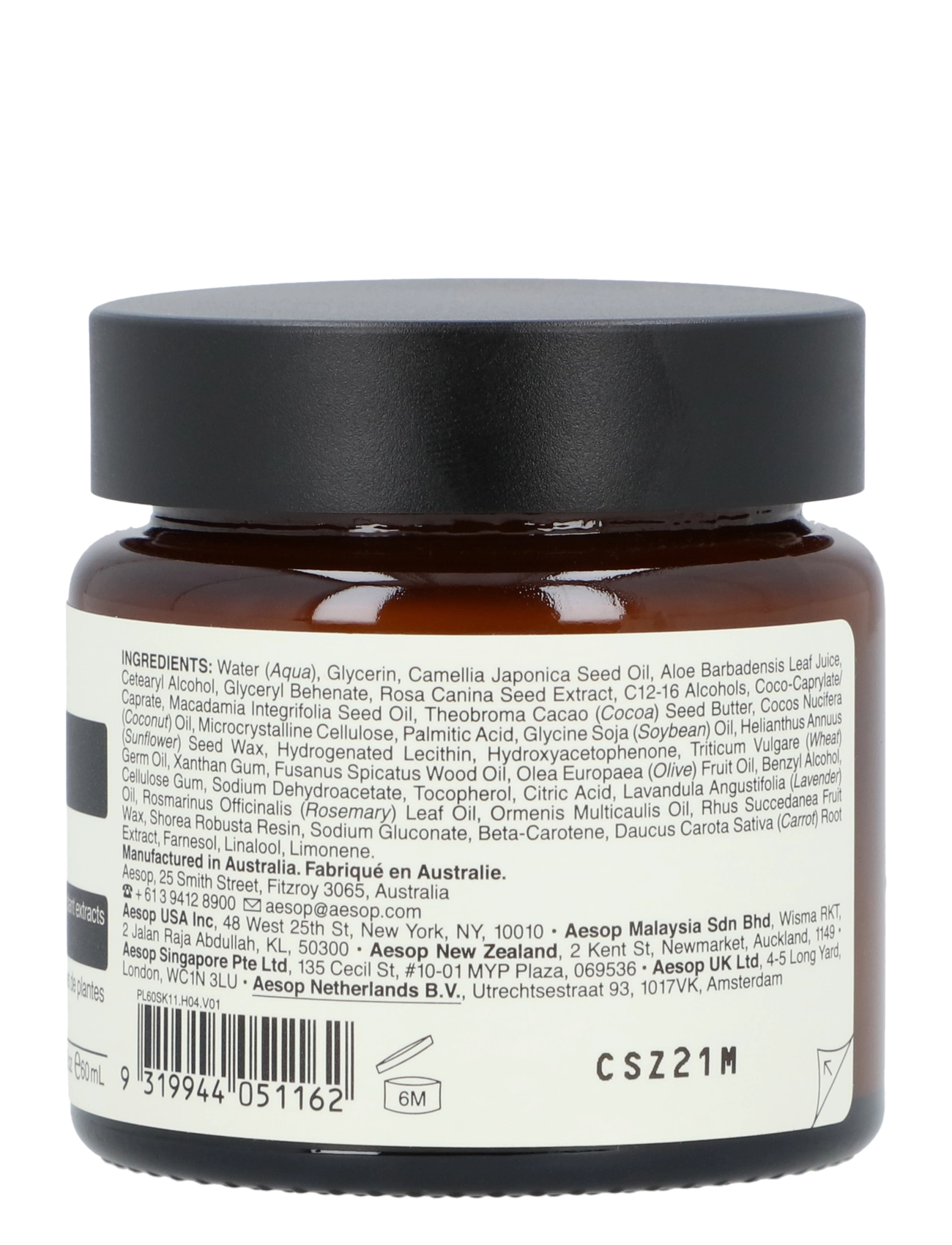 Aesop - Camellia Nut Facial Hydrating Cream - fuktkrämer - clear - 1