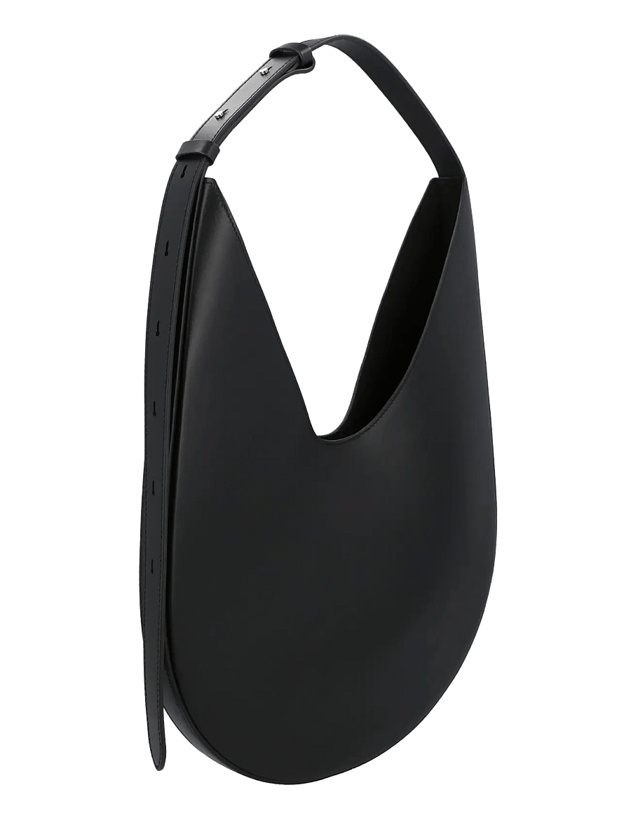 Aesther Ekme - Hobo leather shoulder bag - schultertaschen - black - 1