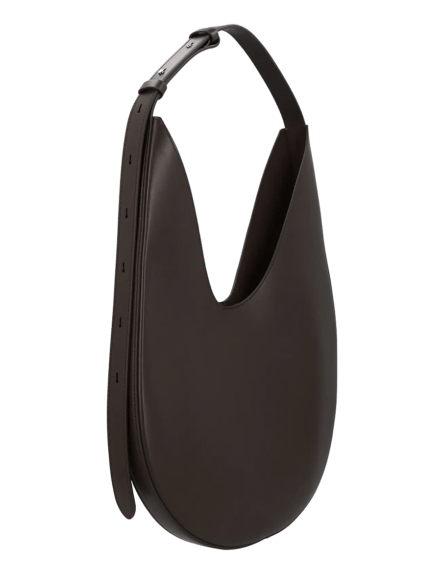 Aesther Ekme - Hobo leather shoulder bag - schultertaschen - brown - 1