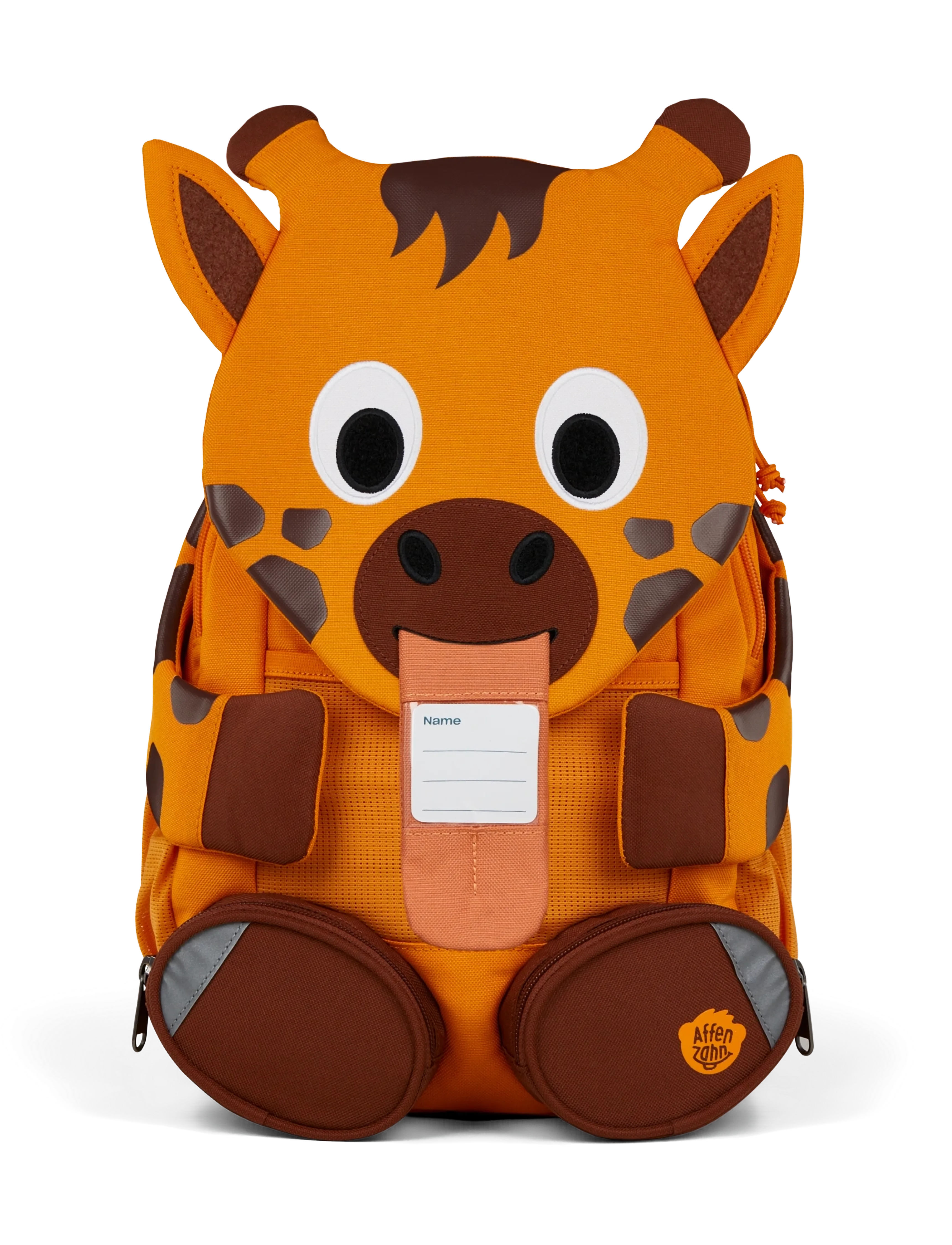 Affenzahn Large Friend Giraffe, Børn, Børne Giraf Rygsæk, Orange, Str: 8 L