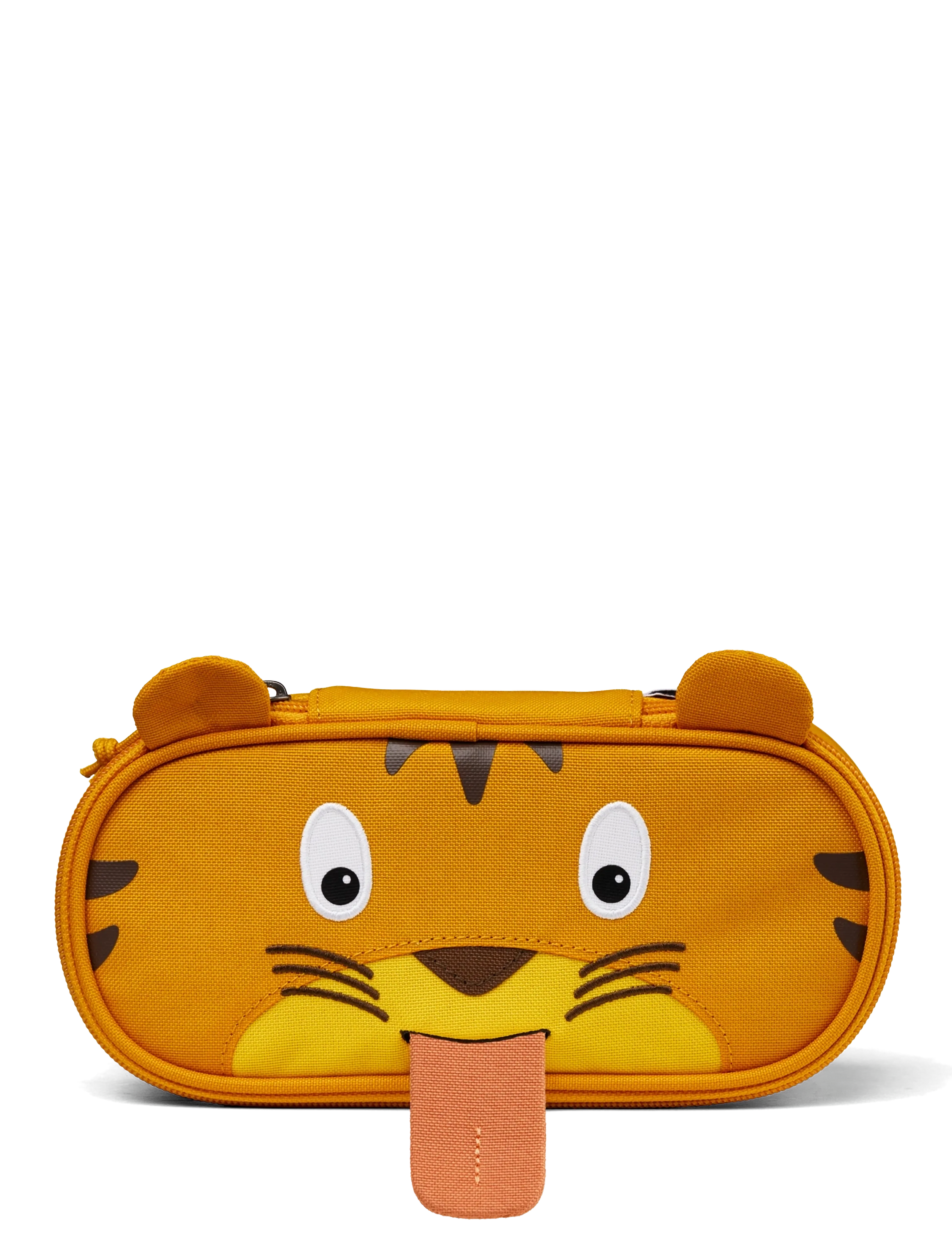 Affenzahn Pencilcase Tiger, 0.8 L, Bags, Orange - Pencil Cases, Kinder