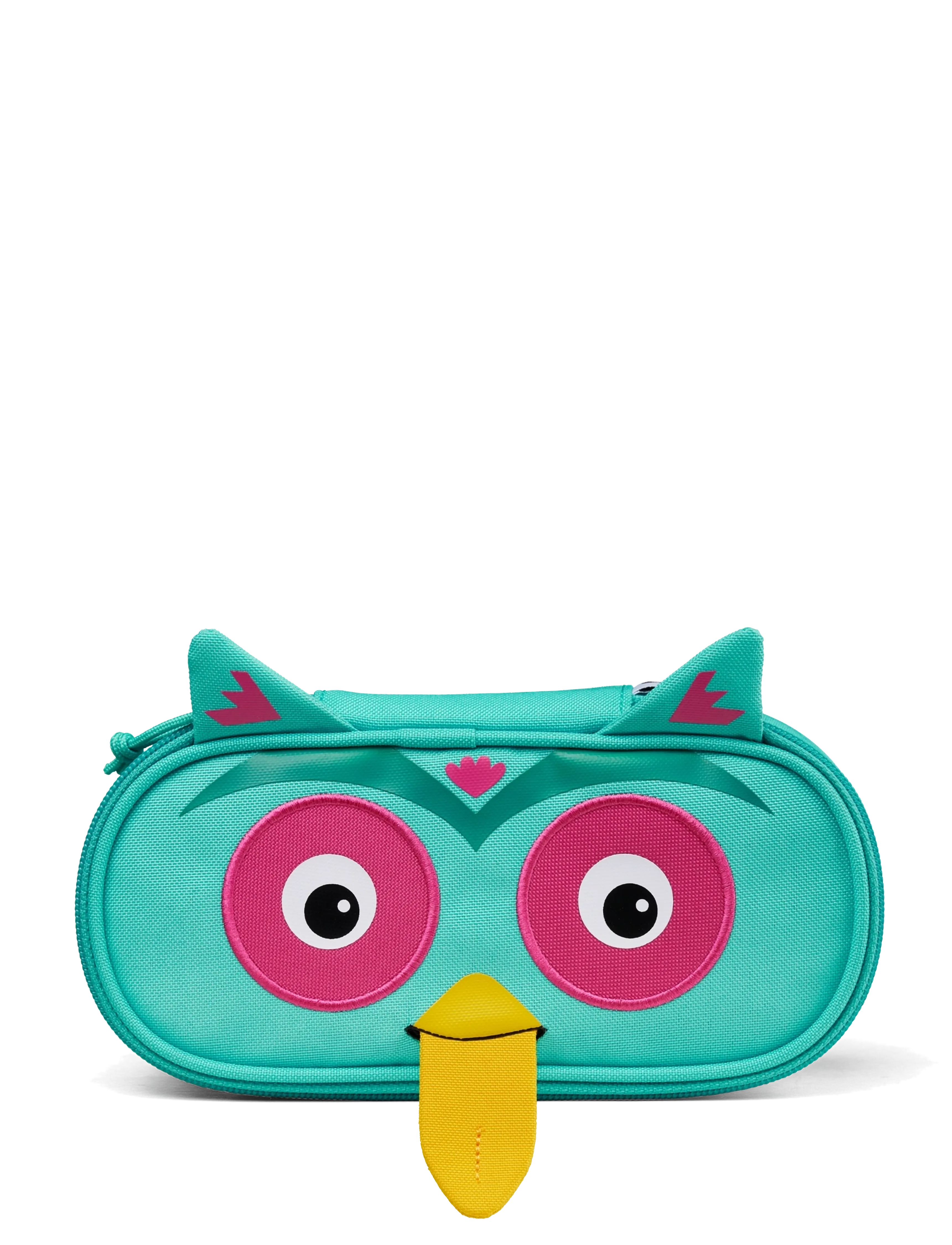 Affenzahn Pencilcase Owl, 0.8 L, Bags, Mehrfarbig/gemustert - Pencil Cases, Kinder