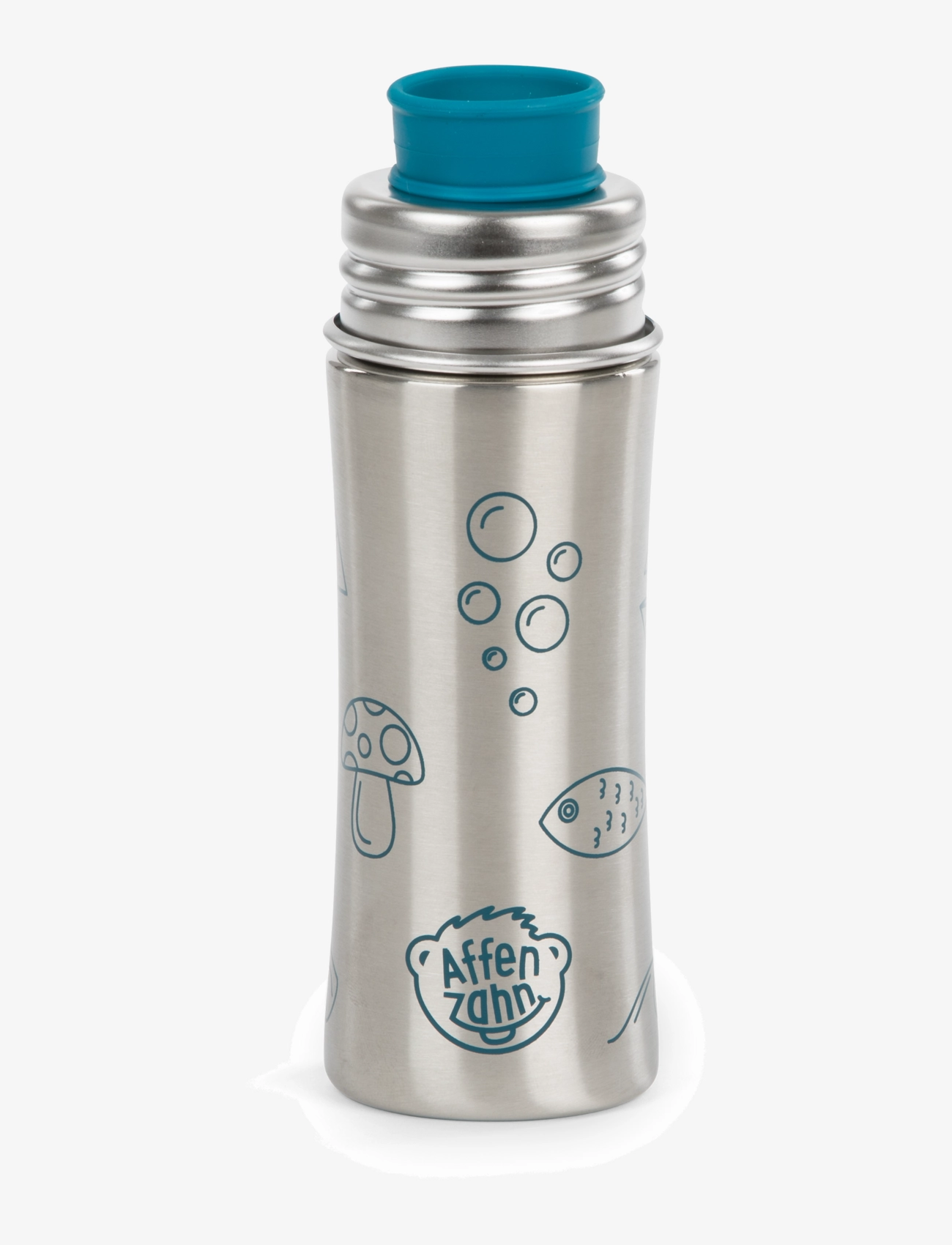Affenzahn BOTTLE Shark - Matdags - SHARK / silver