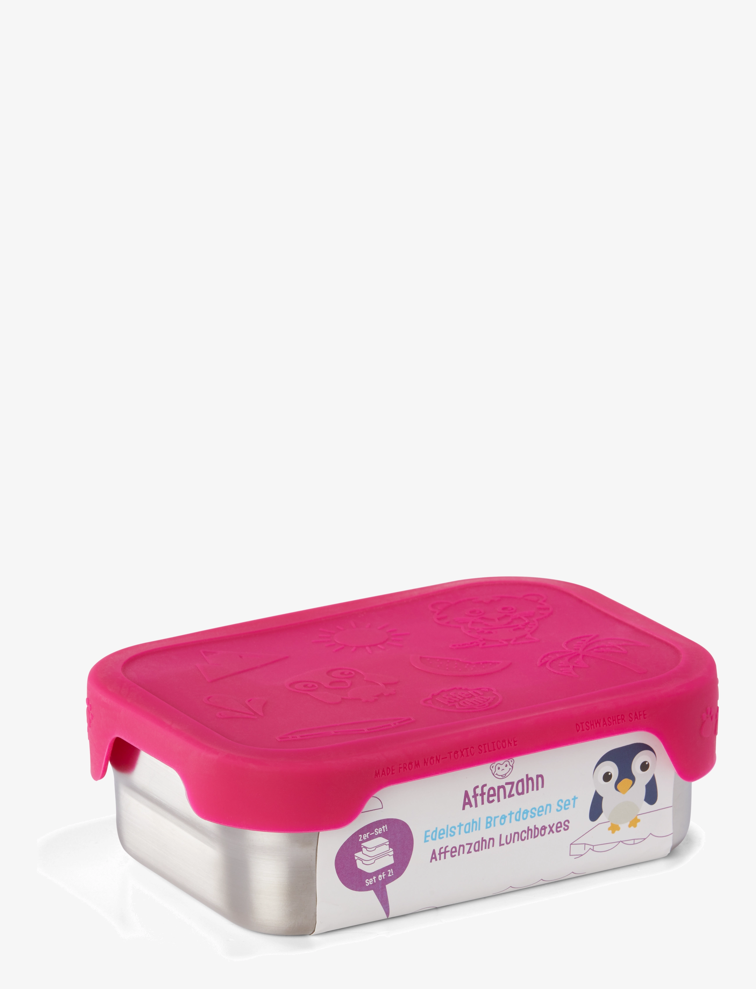 Affenzahn Lunchbox Owl, 1.1 L, Silver, Måltidstid > Madkasser, Børn