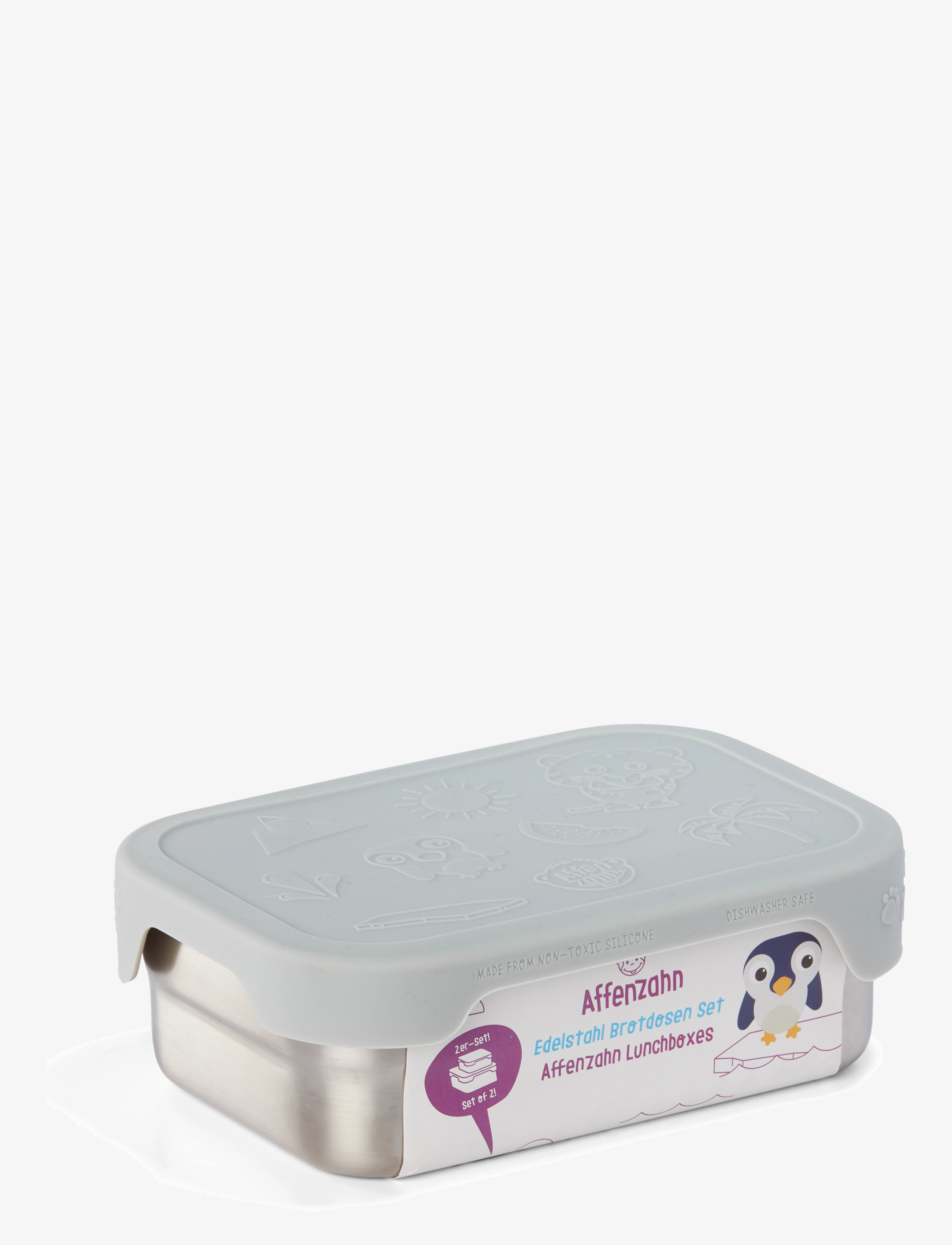 Affenzahn Lunchbox Koala, 1.1 L, Silver, Måltidstid > Madkasser, Børn