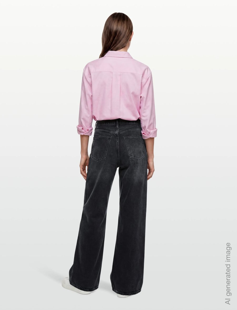 Agolde - DAME JEANS NO CUFF - hosen mit weitem bein - hitch - 4