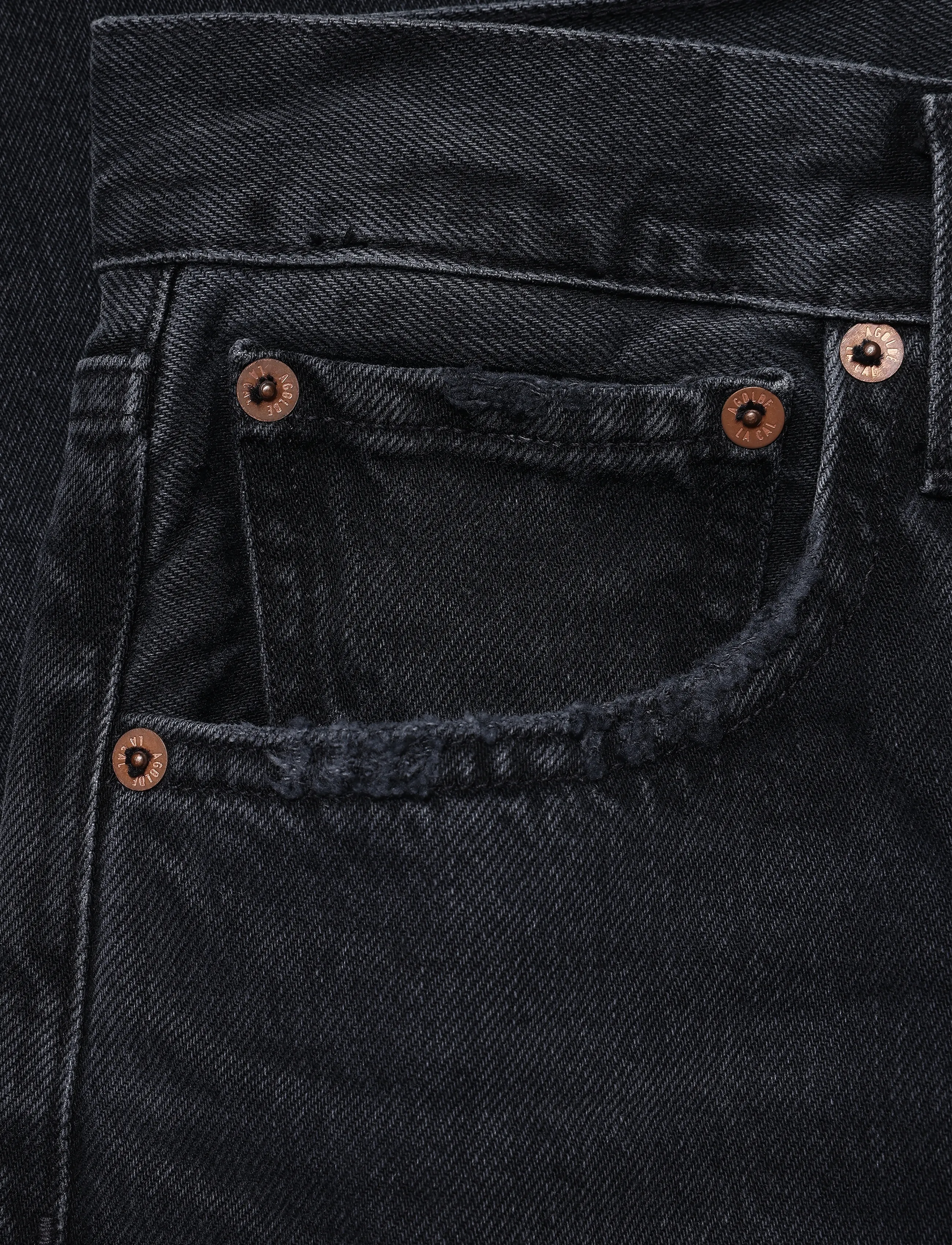 Agolde - DAME JEANS NO CUFF - hosen mit weitem bein - hitch - 5