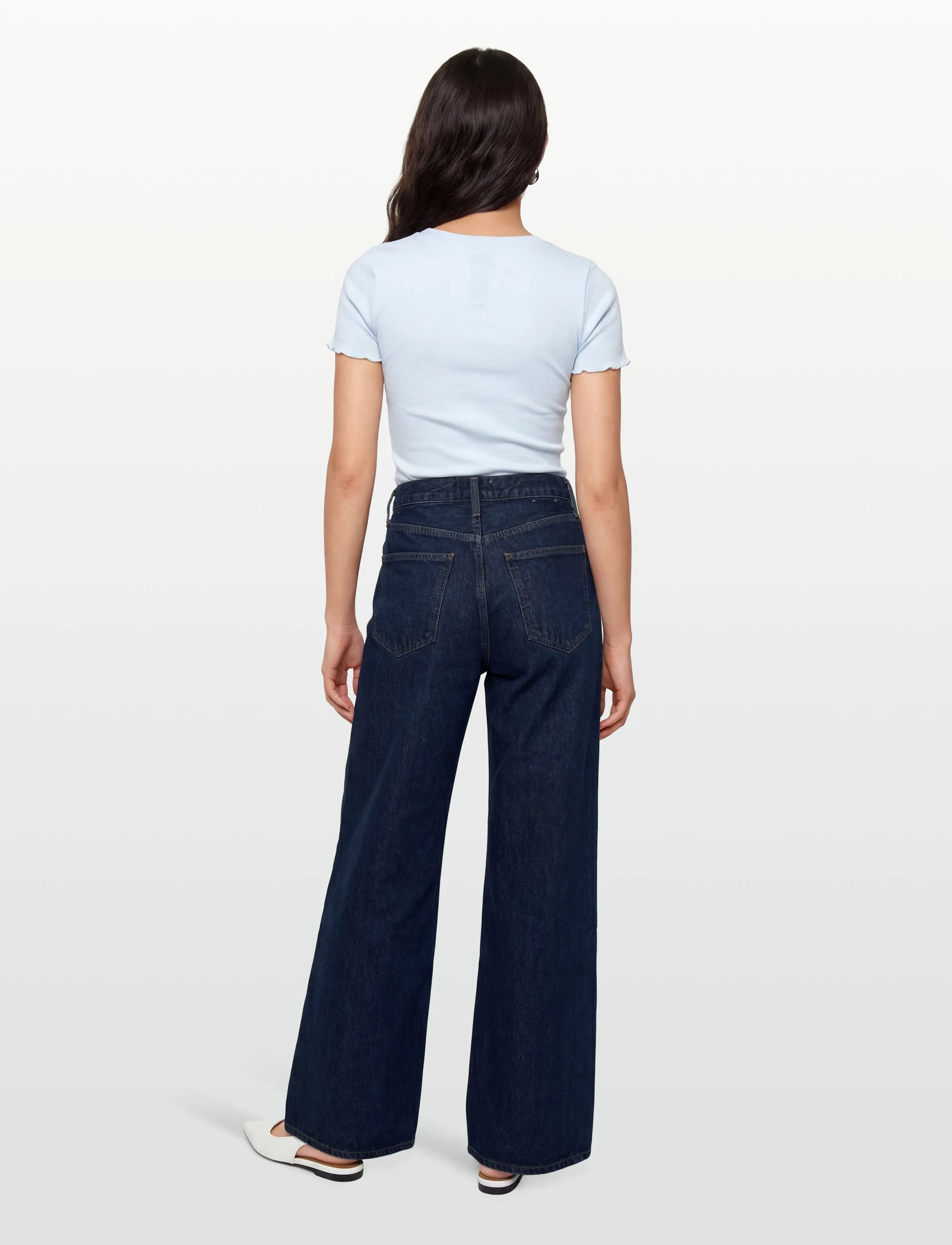 Agolde - DAME JEAN NO CUFF - brede jeans - foxley - 4