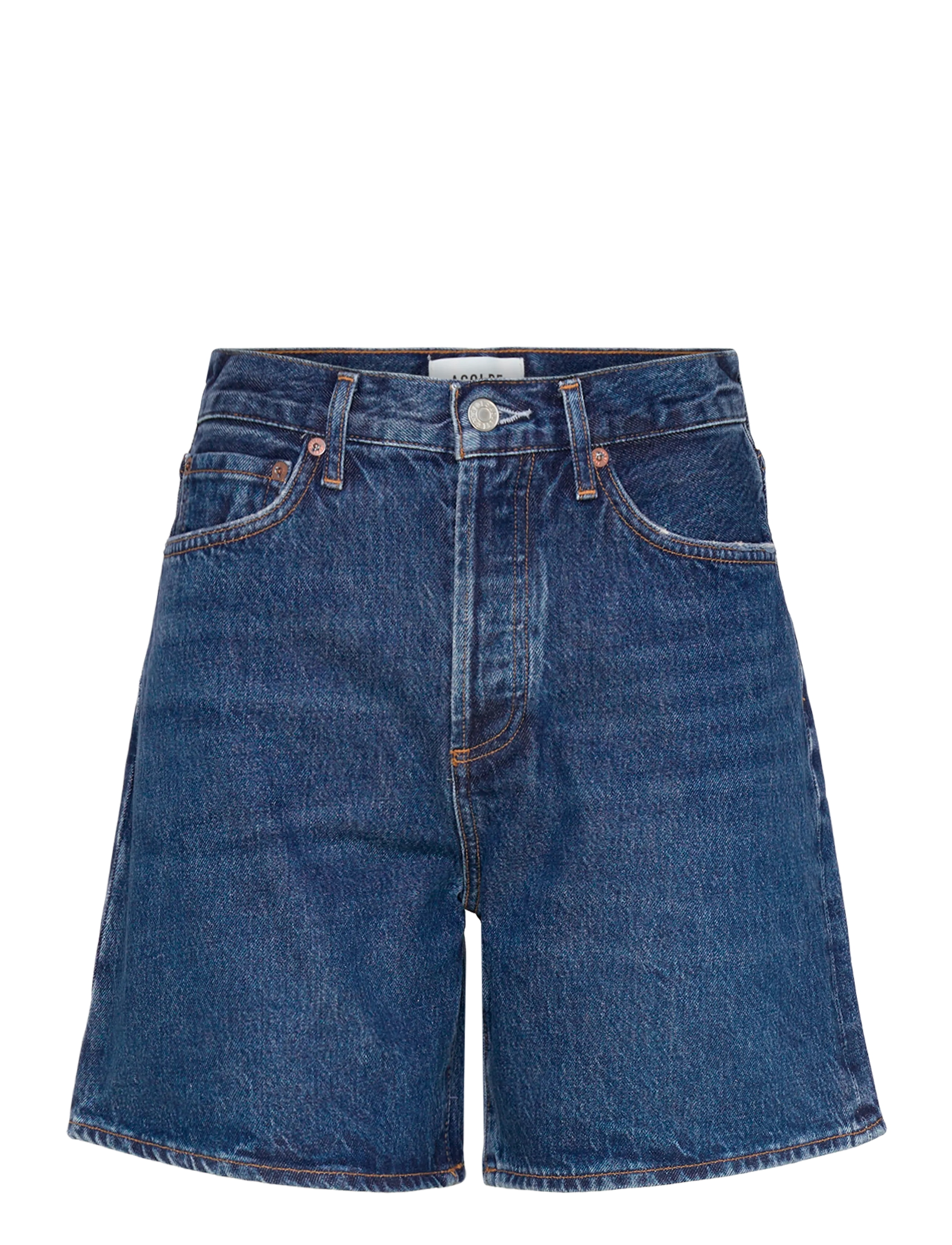 Agolde DAME SHORT HIGH RISE BAGGY - Shorts - ENAMOUR / blue