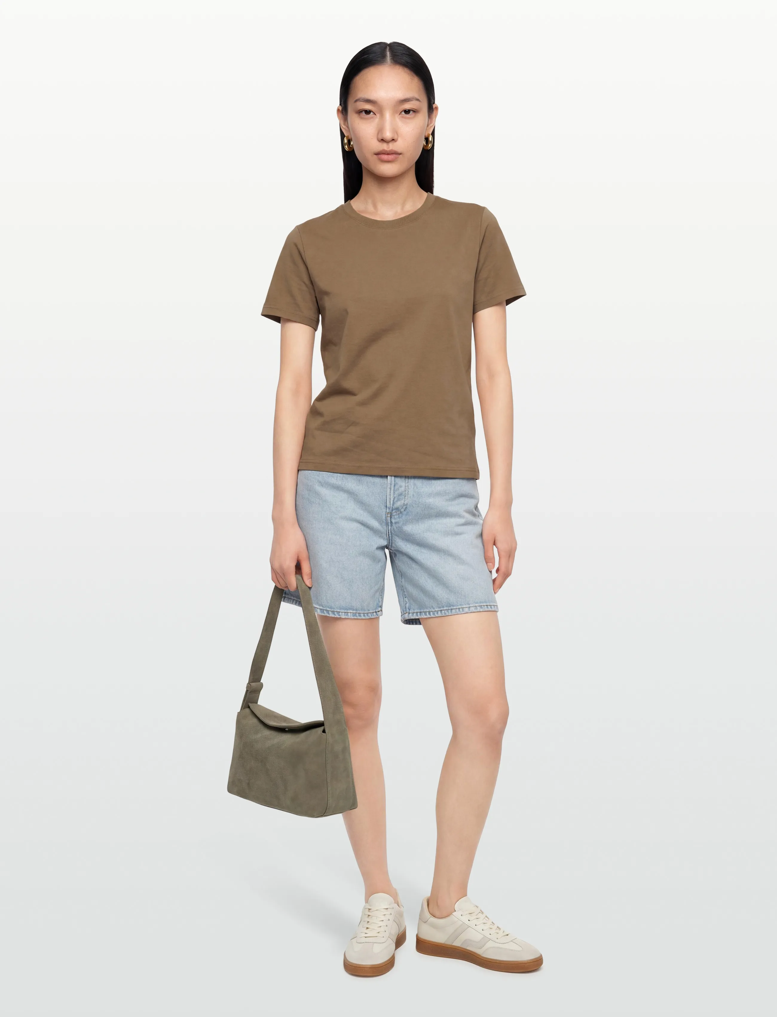 Agolde Dame Short, 26, Blue, Shorts > Denim Shorts, Dame