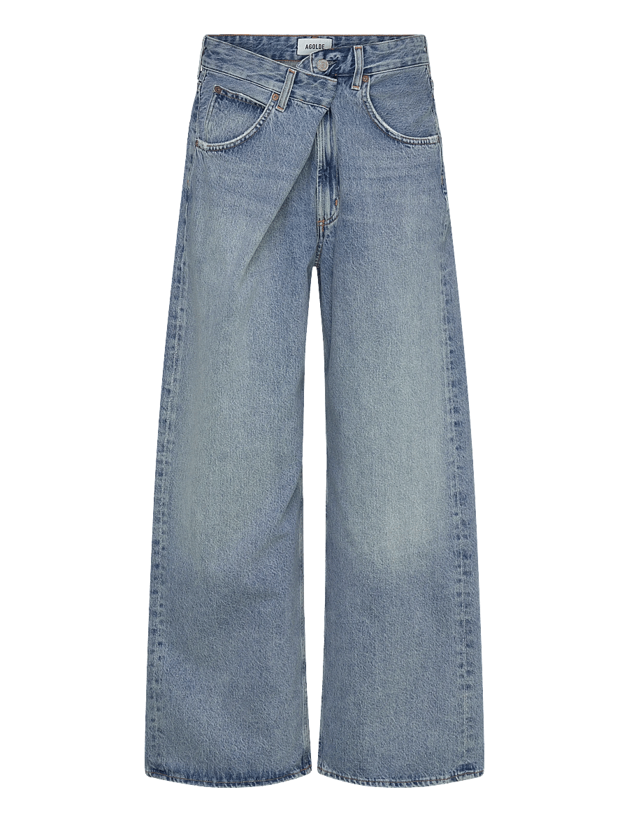 Agolde - VANA FOLD JEANS - hosen mit weitem bein - mantra - 0