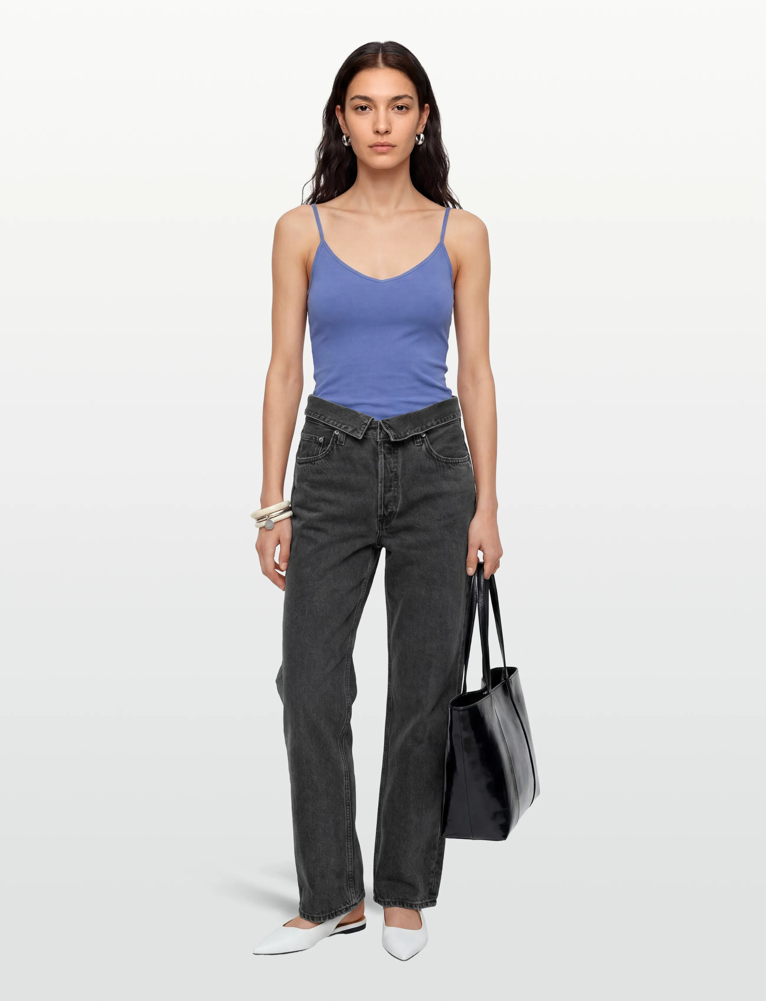 Agolde Echo Taper Jeans, 27, Grey, Jeans > Tapered Jeans, Dame