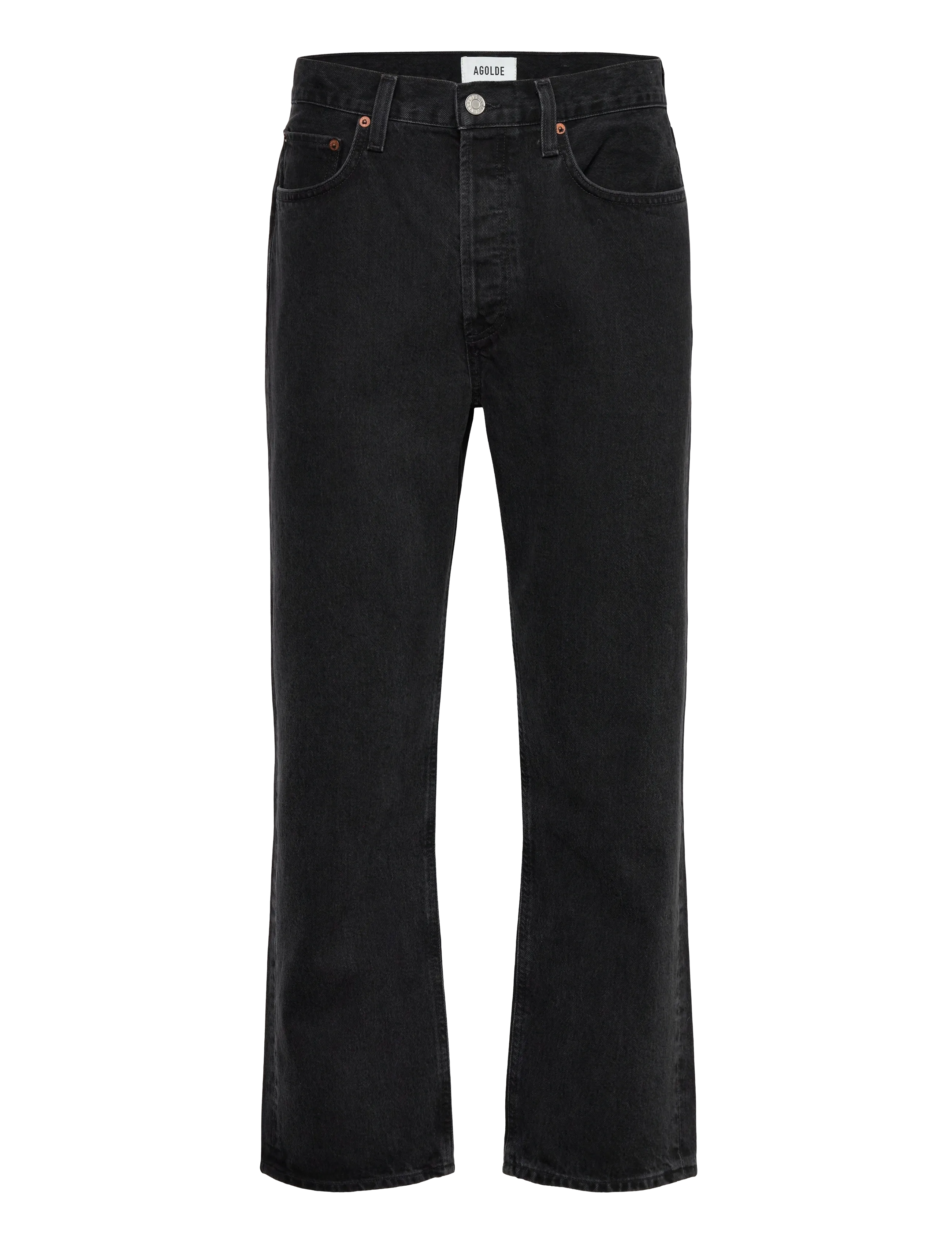 Agolde 90'S Jean Mid Rise Loose Fit, 30, Black, Jeans > Afslappede, Herre