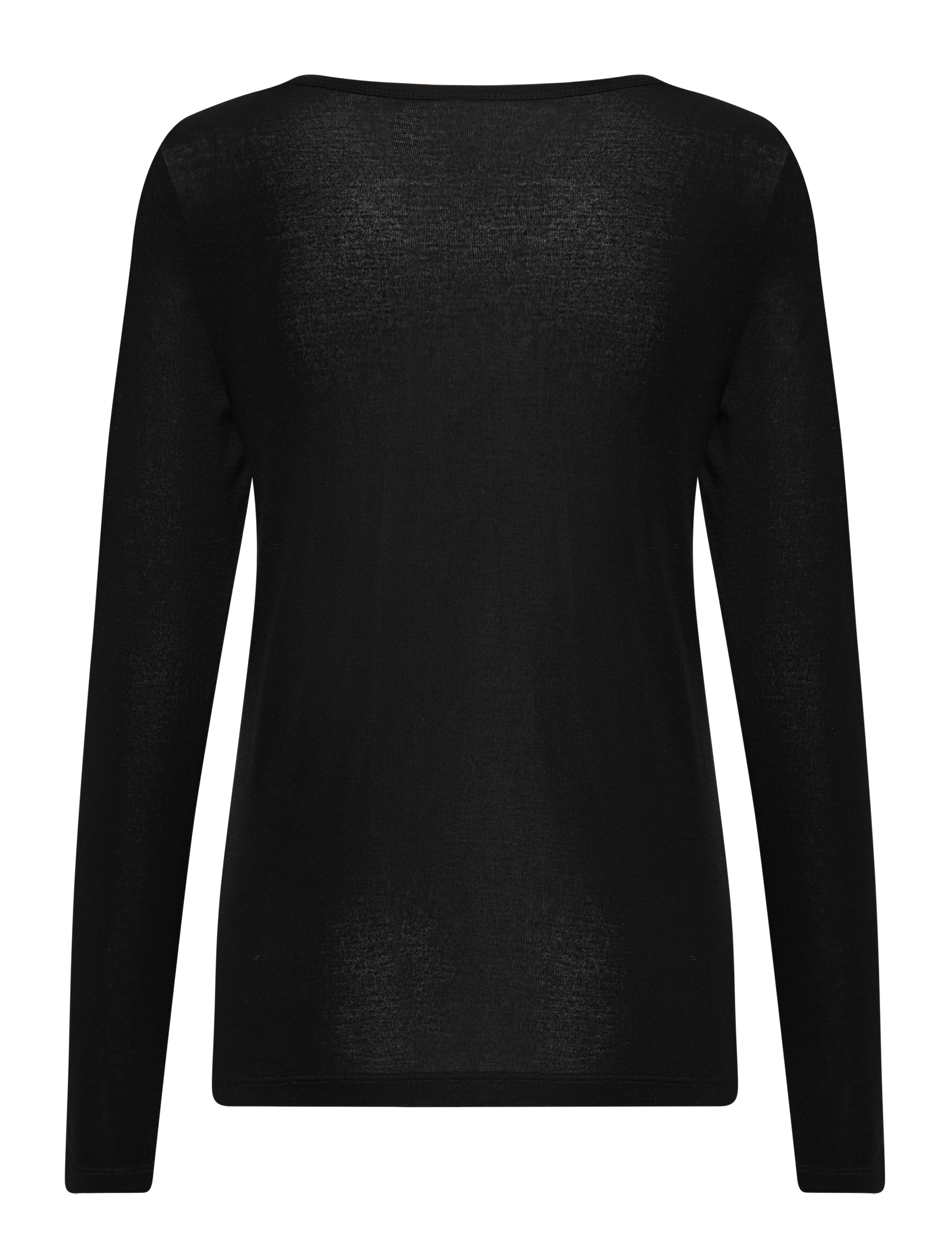 Agolde - COREY SCOOP NECK TEE - pikkade varrukatega topid - black - 2