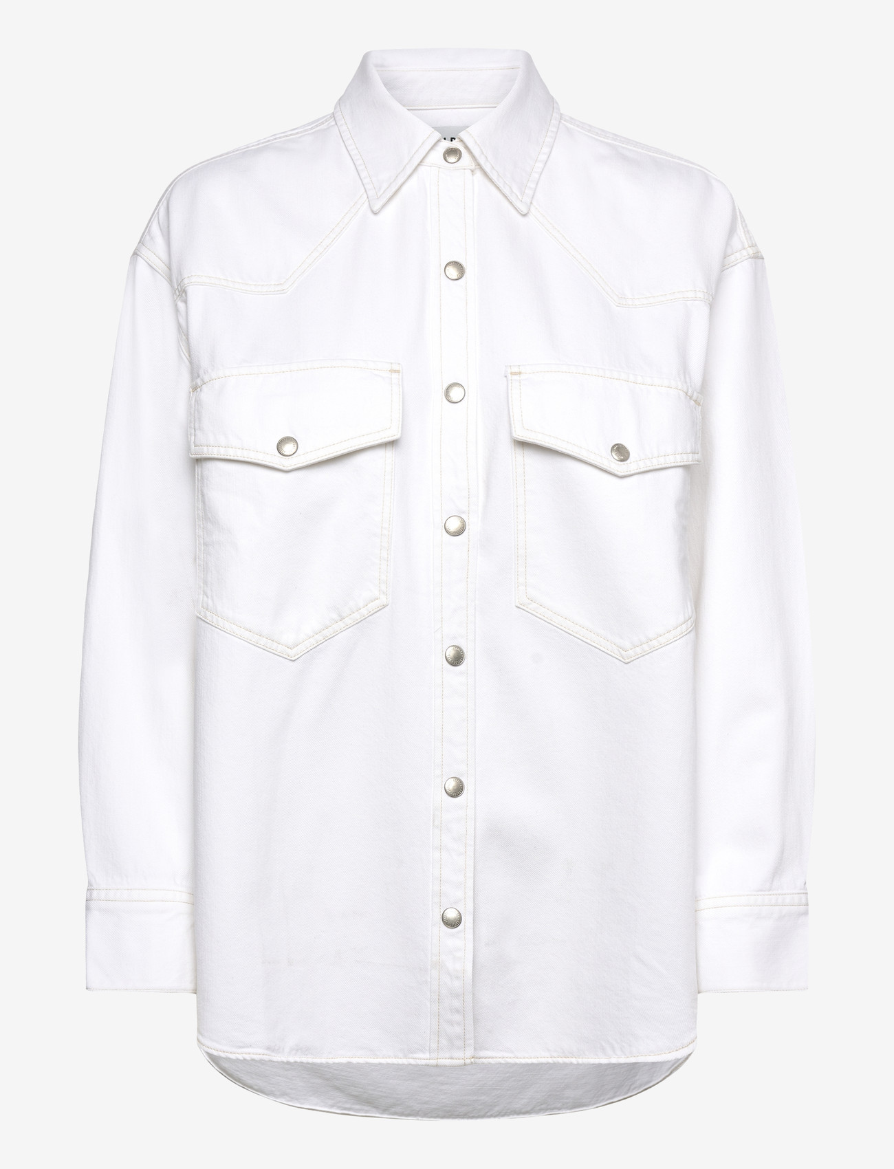 Agolde - LOTTA WESTERN SHIRT - jeanshemden - milkshake - 0