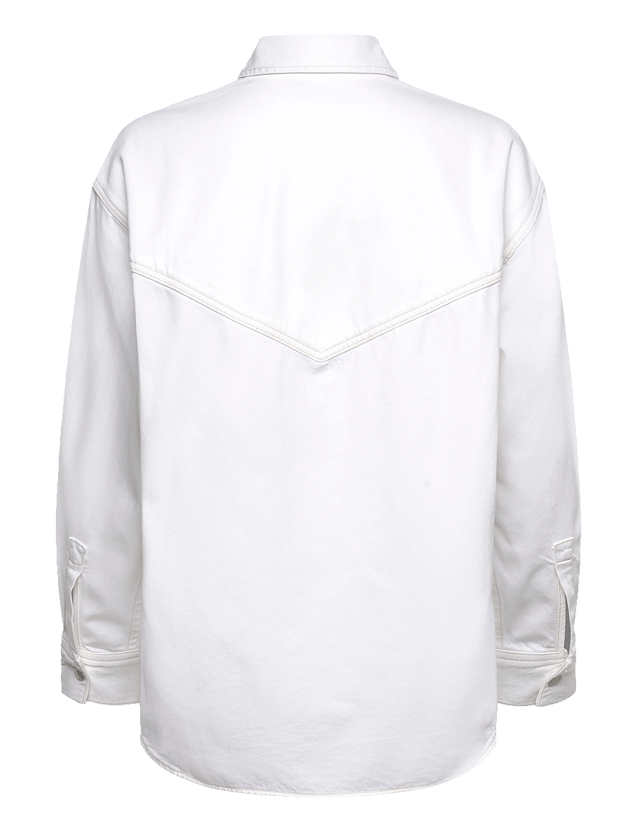 Agolde - LOTTA WESTERN SHIRT - milkshake - 1