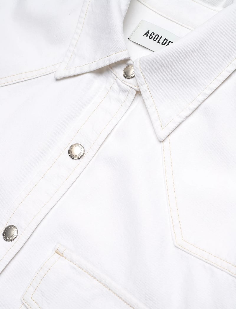 Agolde - LOTTA WESTERN SHIRT - jeanshemden - milkshake - 3