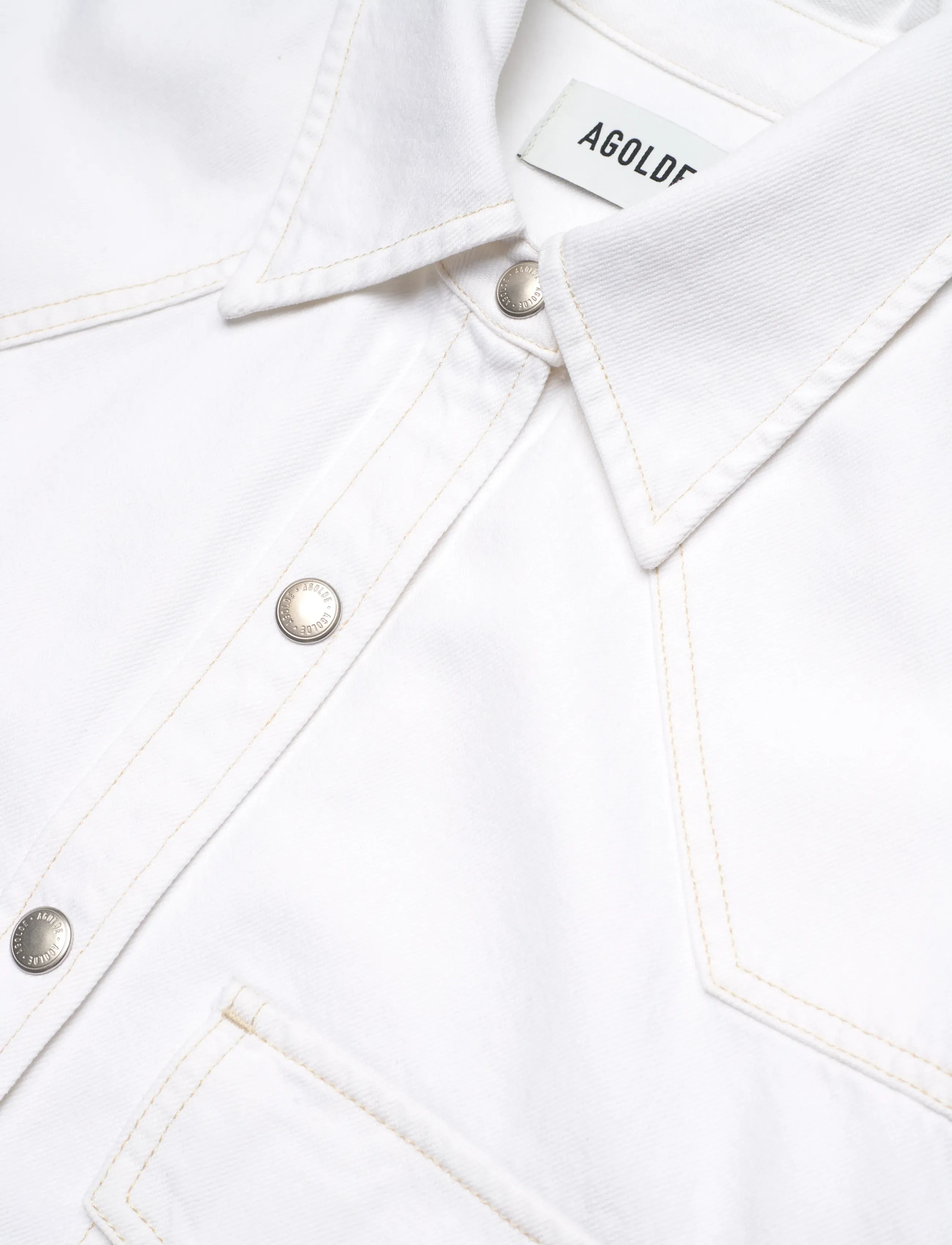 Agolde - LOTTA WESTERN SHIRT - milkshake - 3