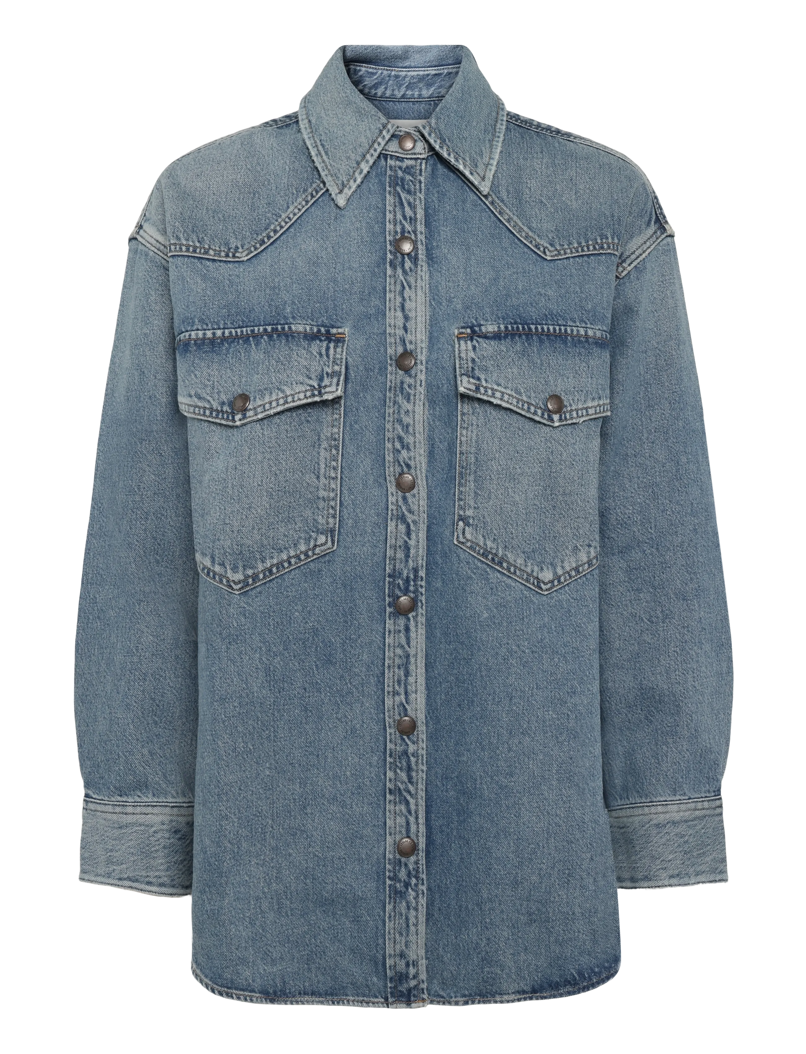 Agolde - LOTTA SHIRT - teksasärgid - grade - 1