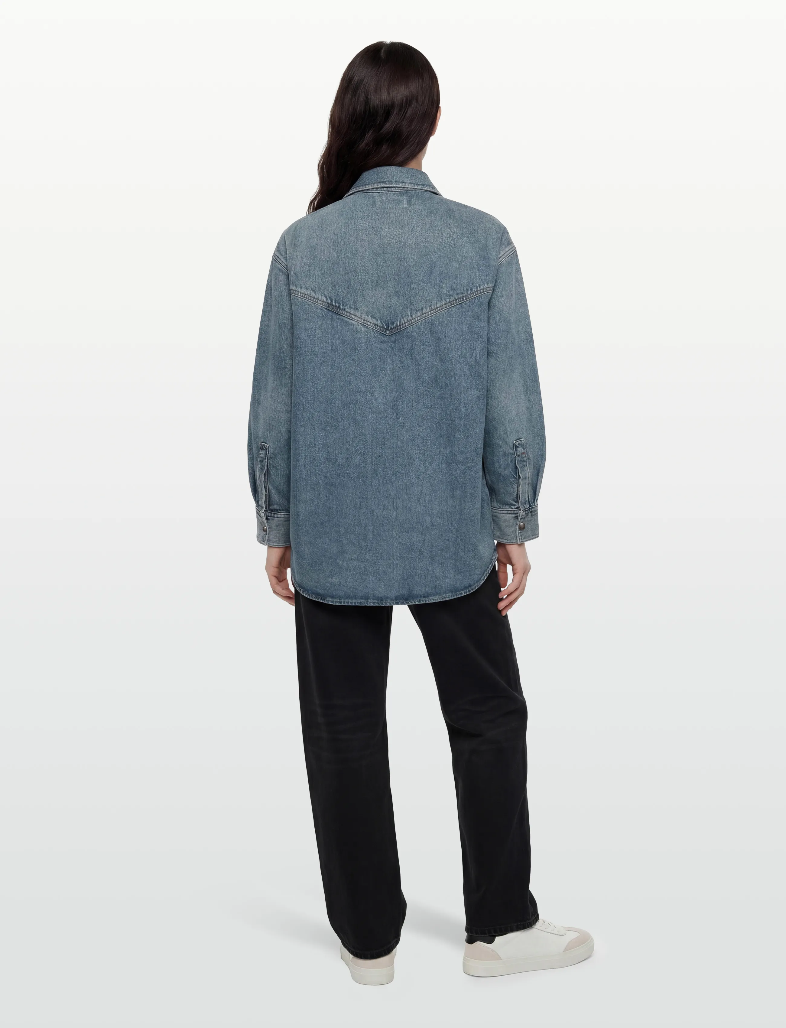 Agolde - LOTTA SHIRT - teksasärgid - grade - 4