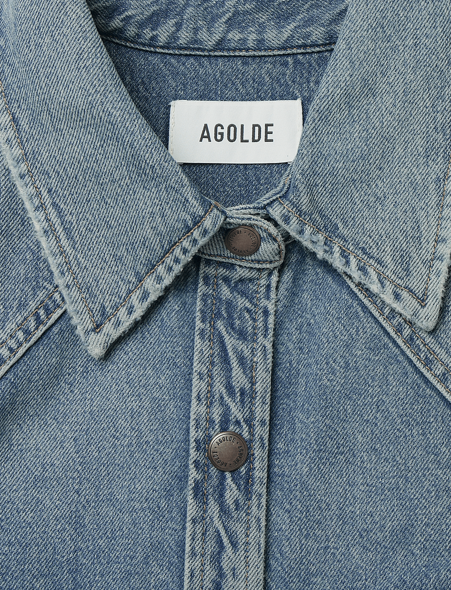 Agolde - LOTTA SHIRT - teksasärgid - grade - 5