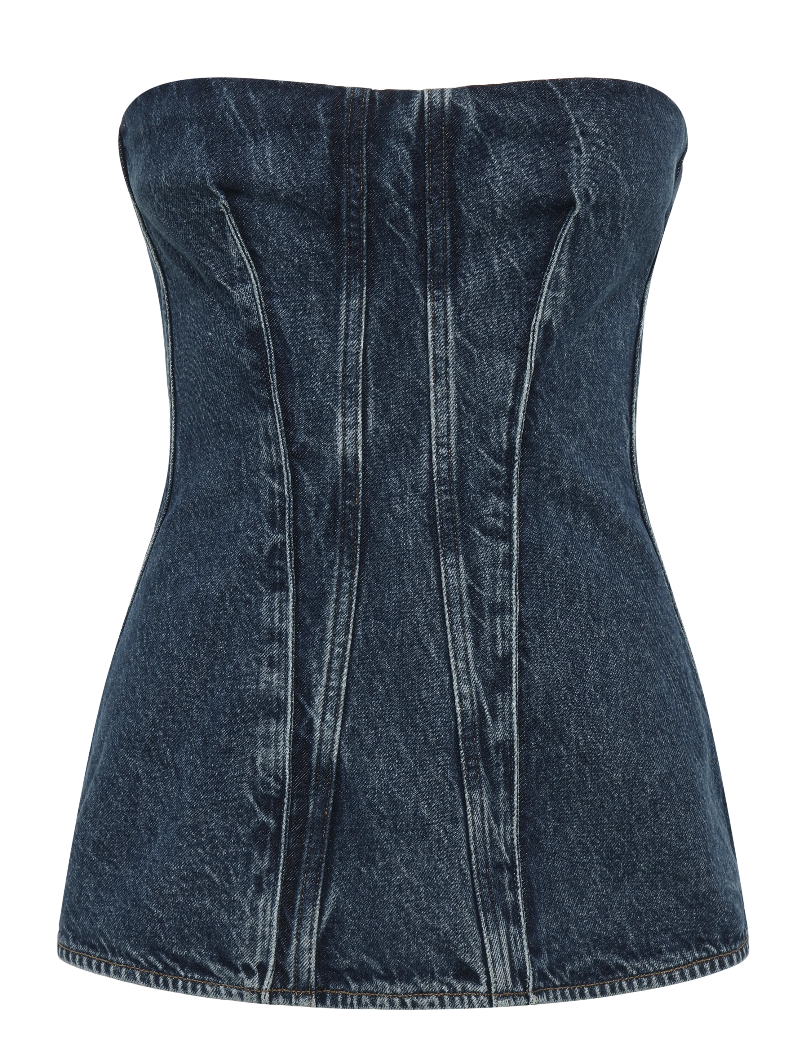 Agolde LARA CORSET - T-Shirts & Tops - FORM / navy